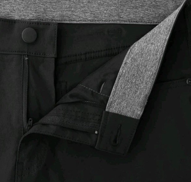 Member’s Mark Men’s Lightweight Black Straight Fit Denali Pant 36×34 NWT