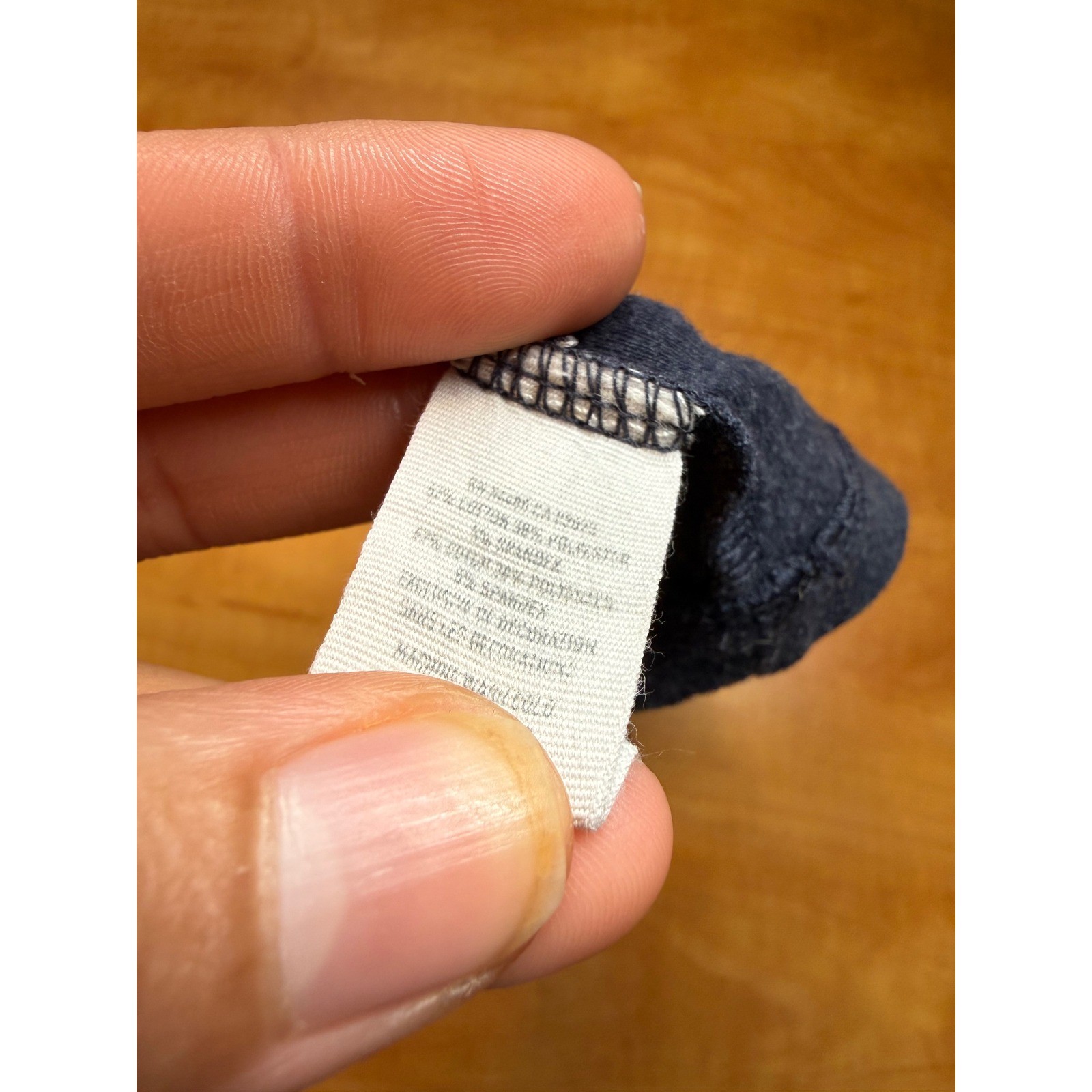 Aerie Softest Tank Navy Blue Heathered Floral Embroidered Scoop Neck Cami Medium