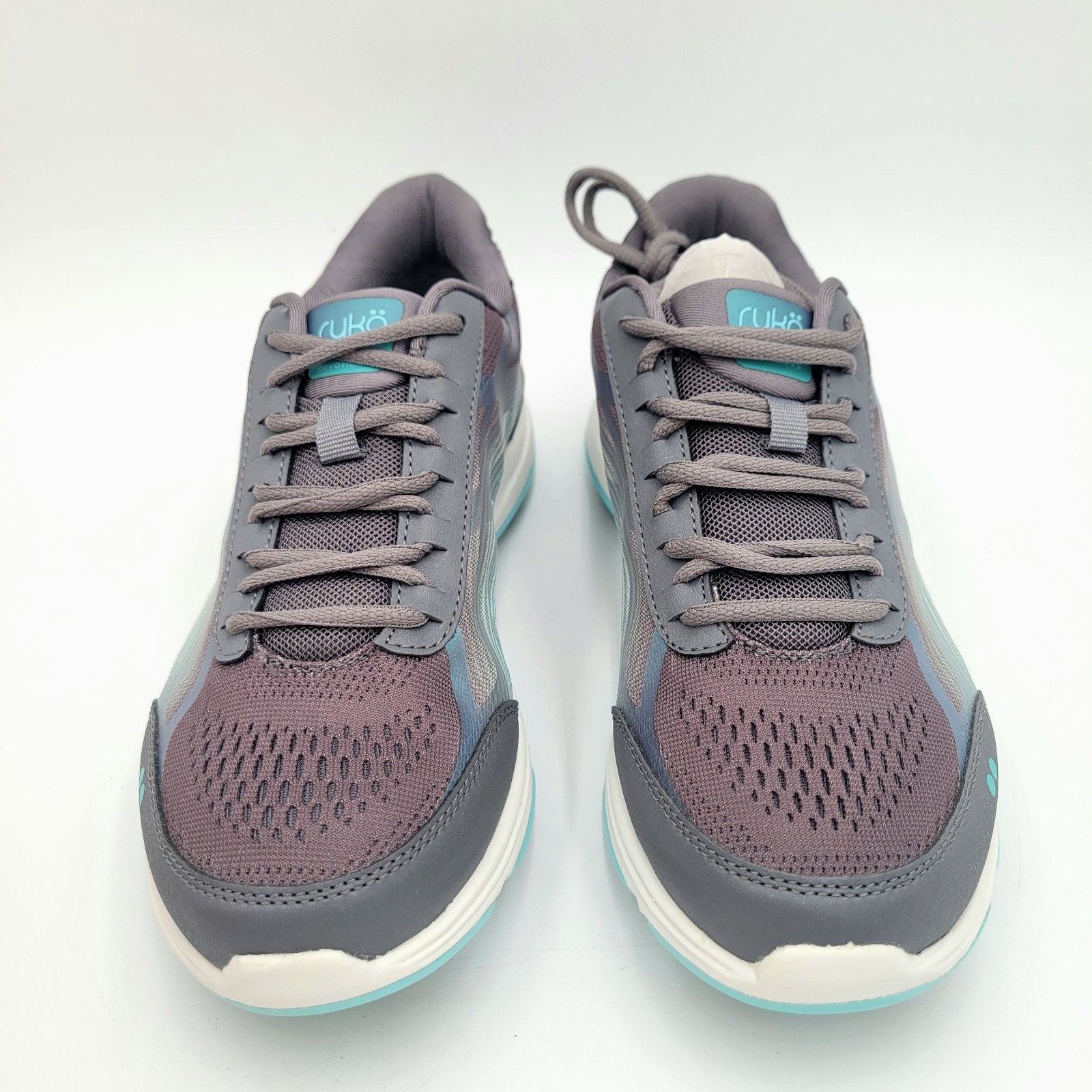 Women’s Ryka Devotion Plus 3 Walking Sneakers Size 8 Wide Quiet Gray Mesh Fabric