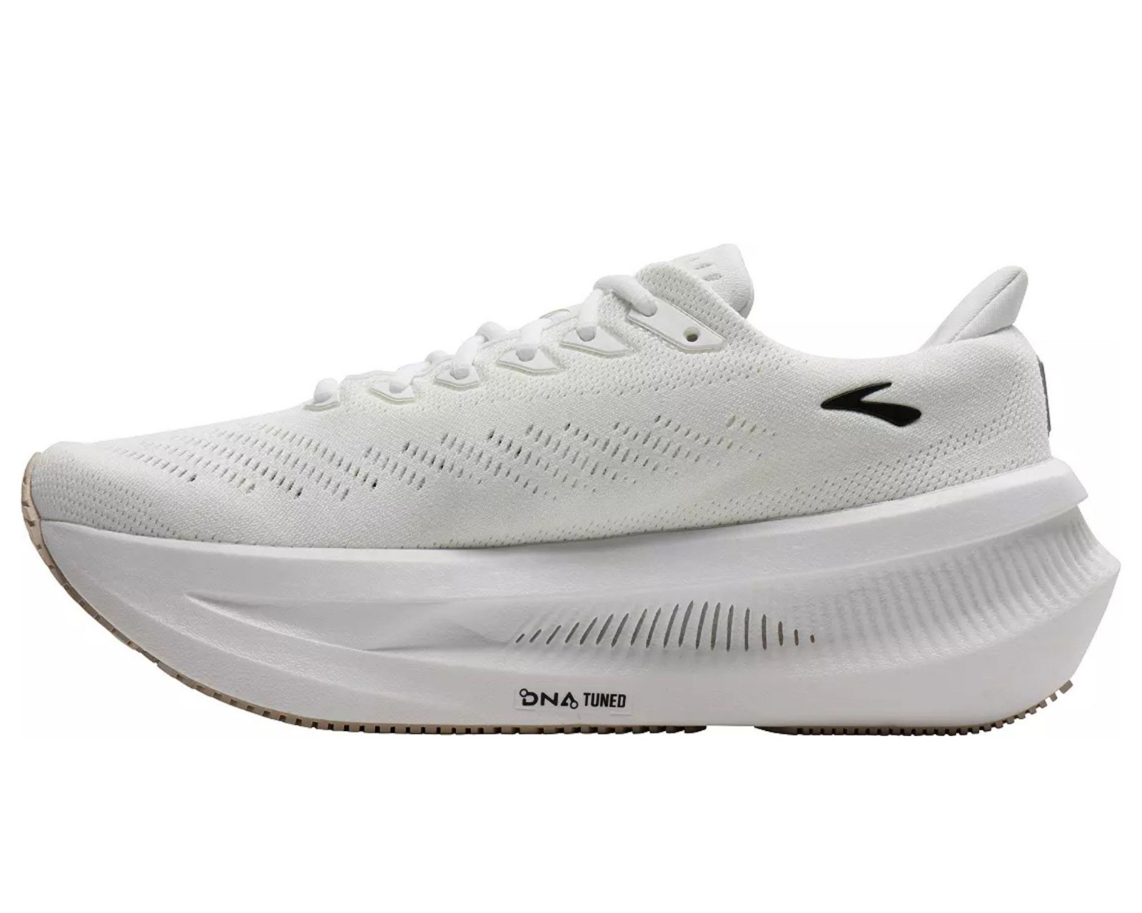 Brooks Men’s Glycerin Max 2 Running Shoes Color: White/Black/Chateau Gray