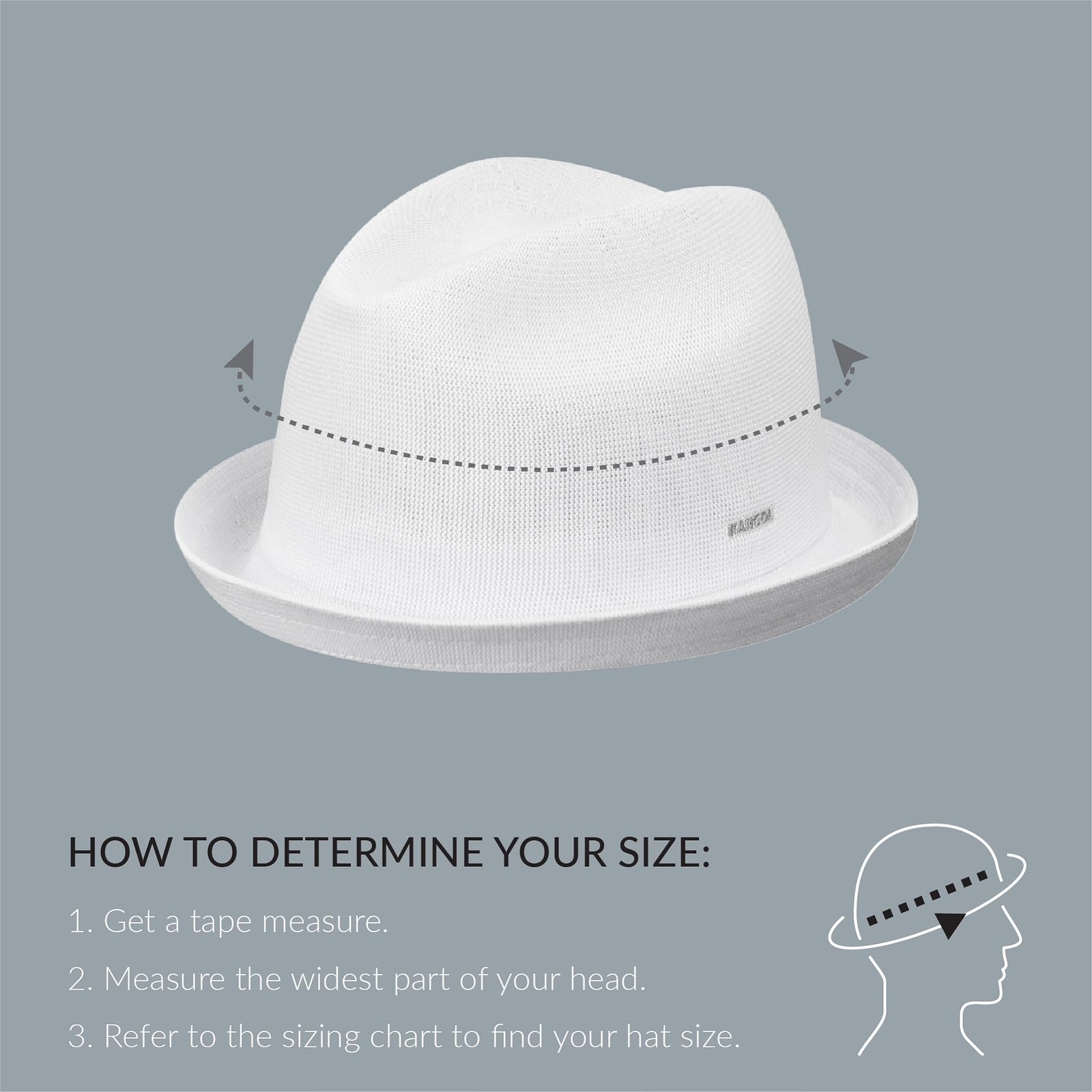 Kangol Men’s Tropic Player Fedora, Size & Color Options