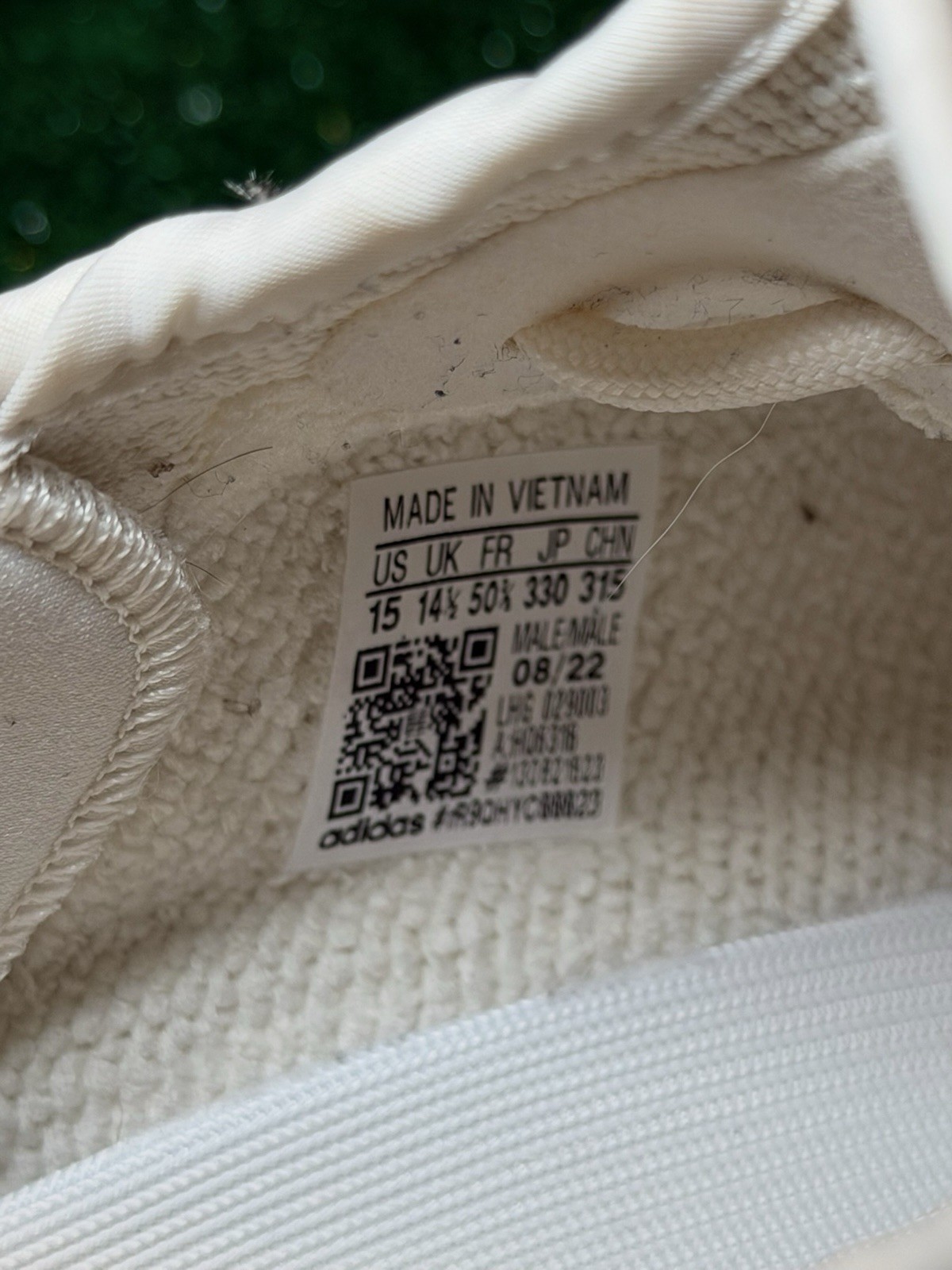 adidas Yeezy Boost 350 V2 Bone, Size 15, Lightly Worn With Box