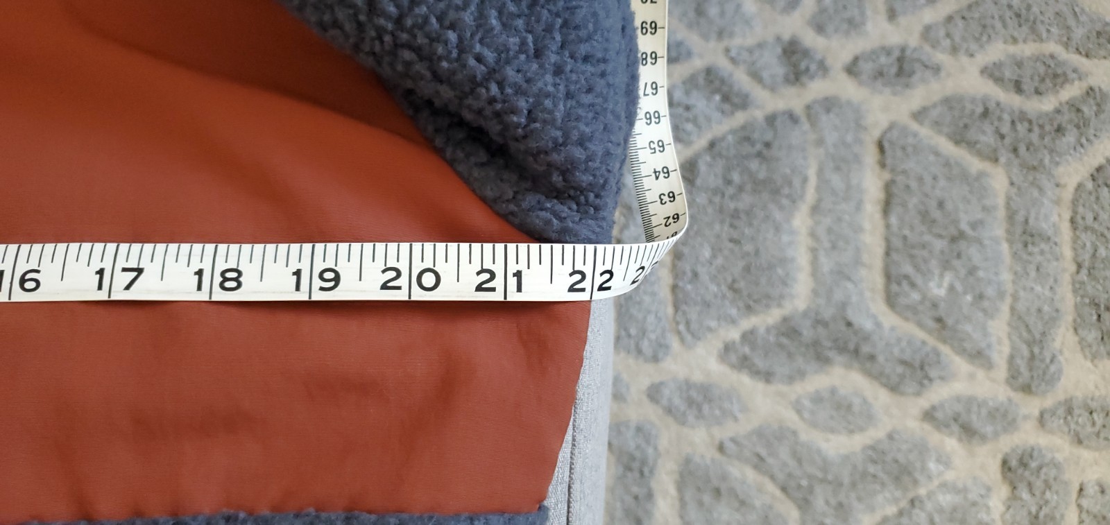 Patagonia Men’s M Hooded 1/2 Zip Pullover Jacket Blue/Brown Solid