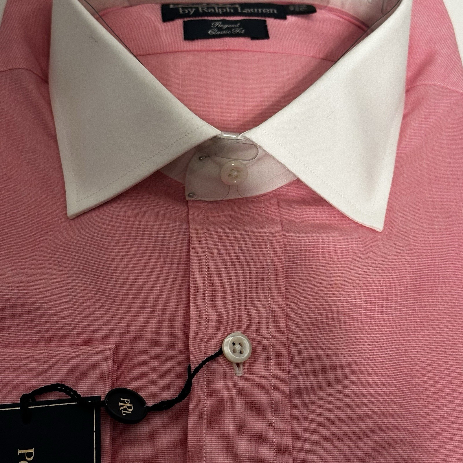POLO Ralph Lauren Regent Pink White 17 34 NWT Hong Kong