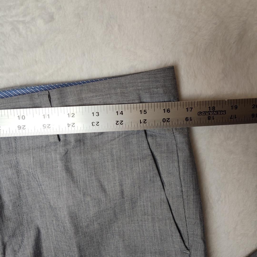 Bonobos Pants Mens 31×32 Gray Stretch Chino Flat Front Dress Casual Office