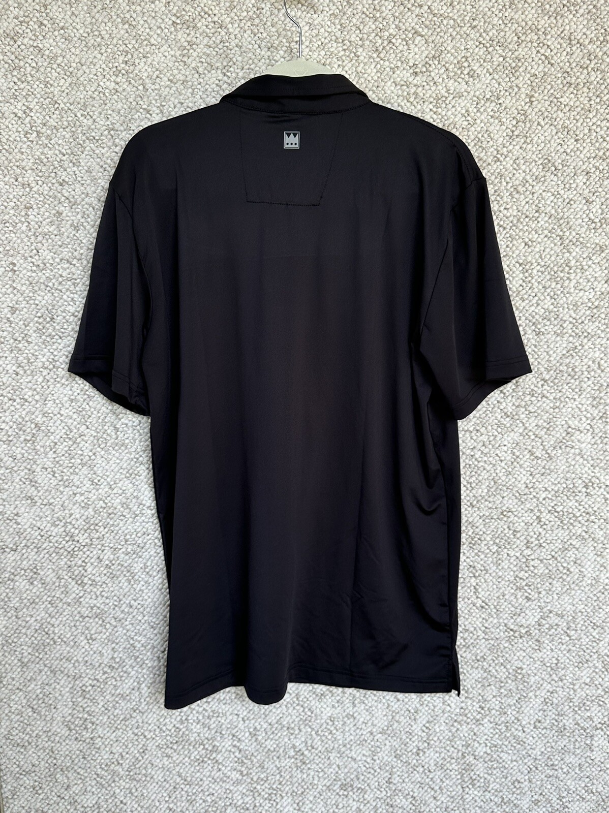 Novus Shirt Mens Large NWT Black Polo shirt with Red Lion Mens Large