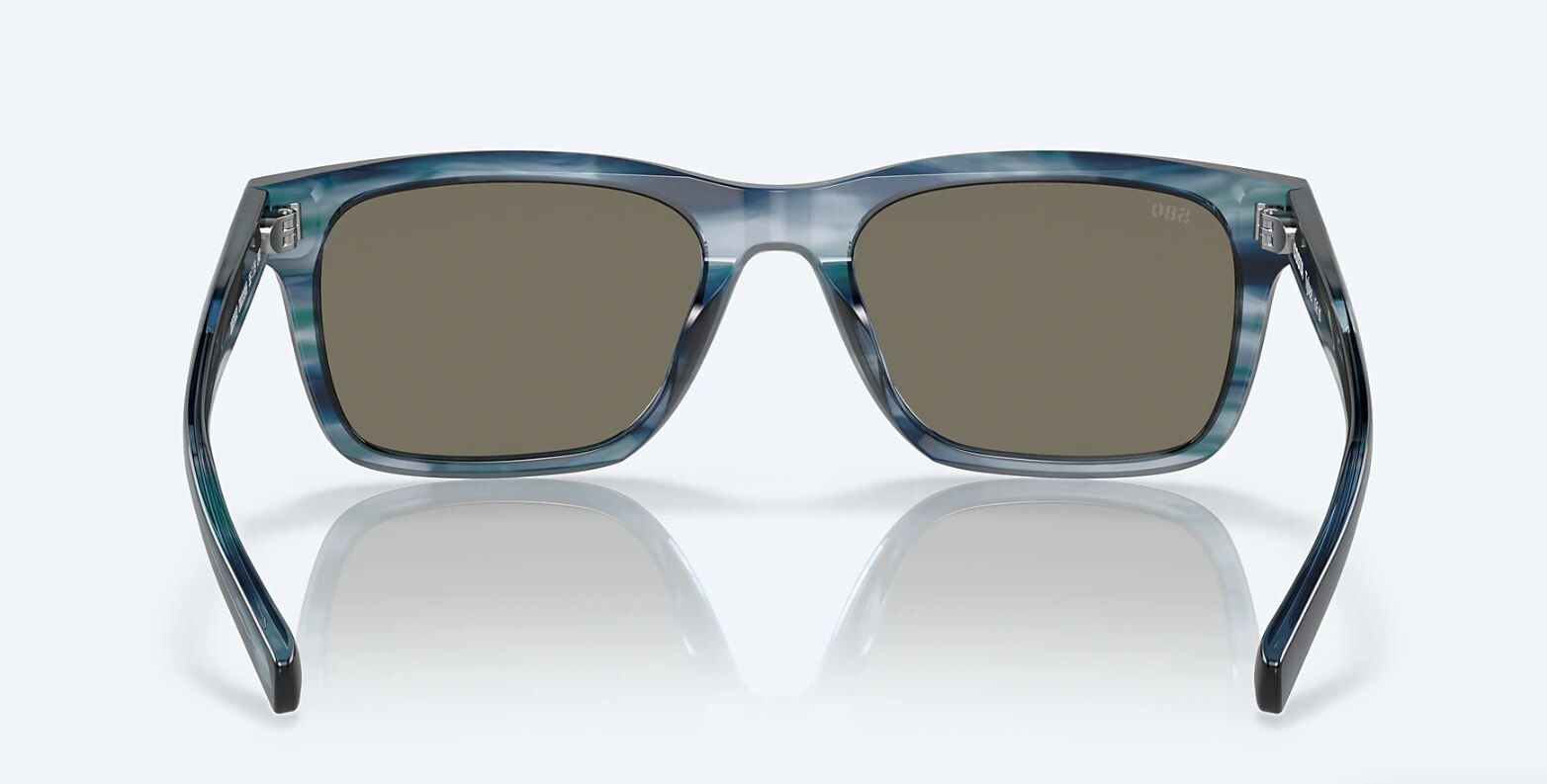 Costa Del Mar Tybee Ocean Currents / Blue Mirror Polarized Glass 580G – NEW