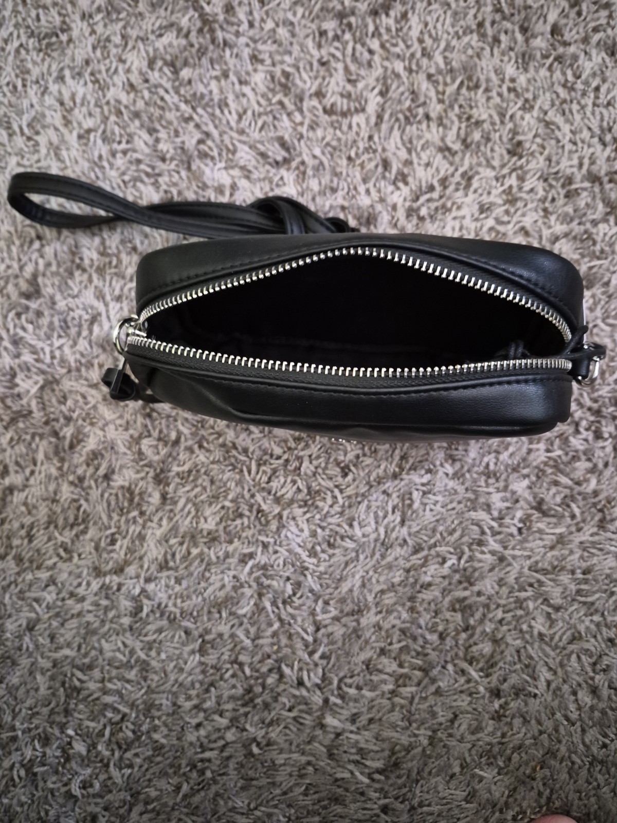 Rebecca Minkoff Small Diamond Quilt Studded Top Zip Crossbody Bag Purse New
