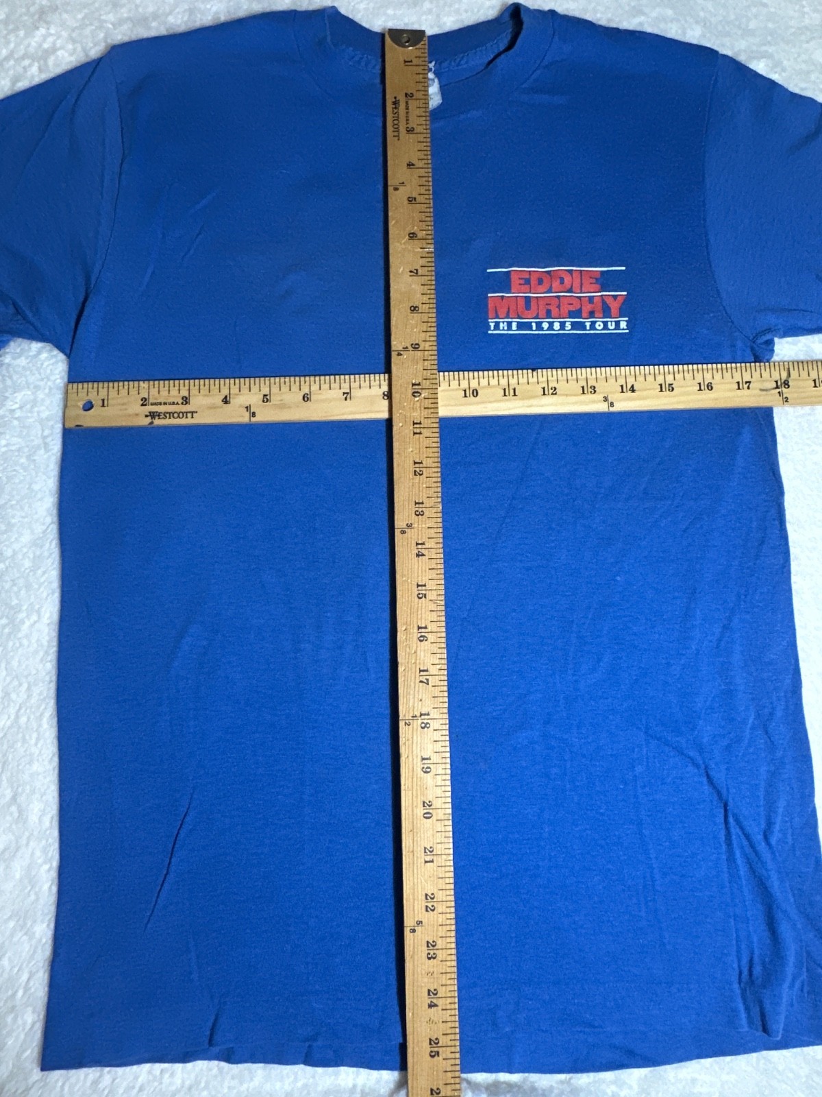 Vintage EDDIE MURPHY The 1985 Tour Ched By Anvil Large Single Stitch