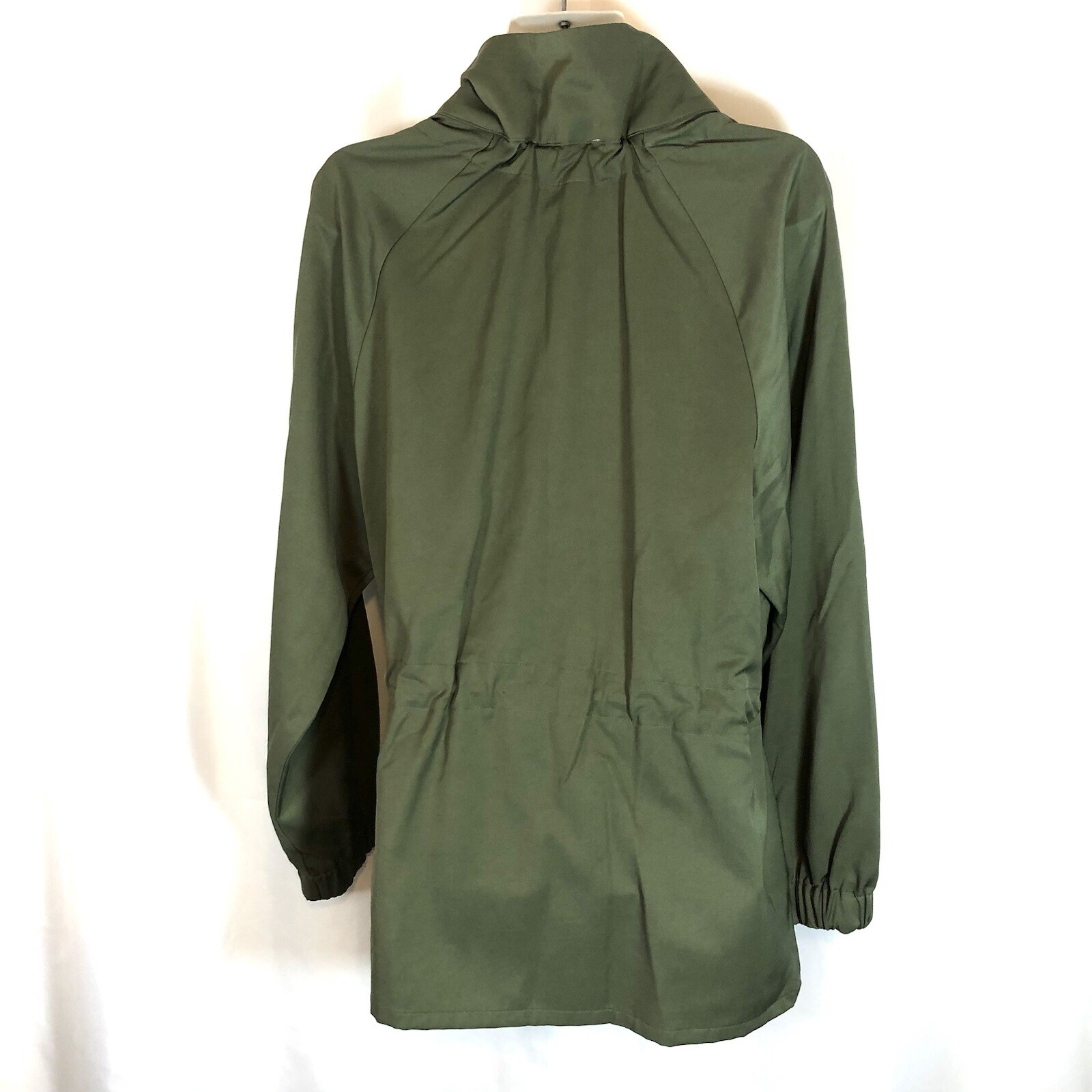 ELIZABETH and JAMES Army Green Utility Jacket – S