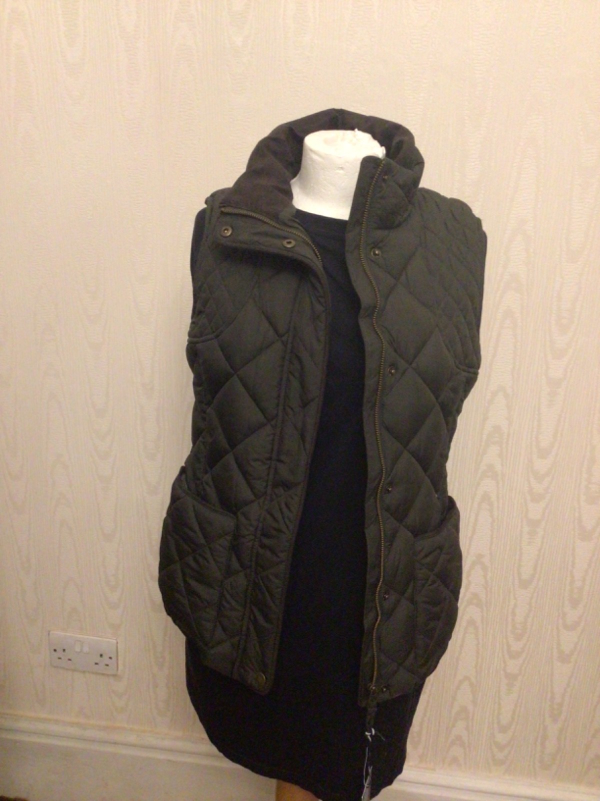 Joules Women’s Green Country Jacket Gillet Size 10 New With Tags RRP £79.95