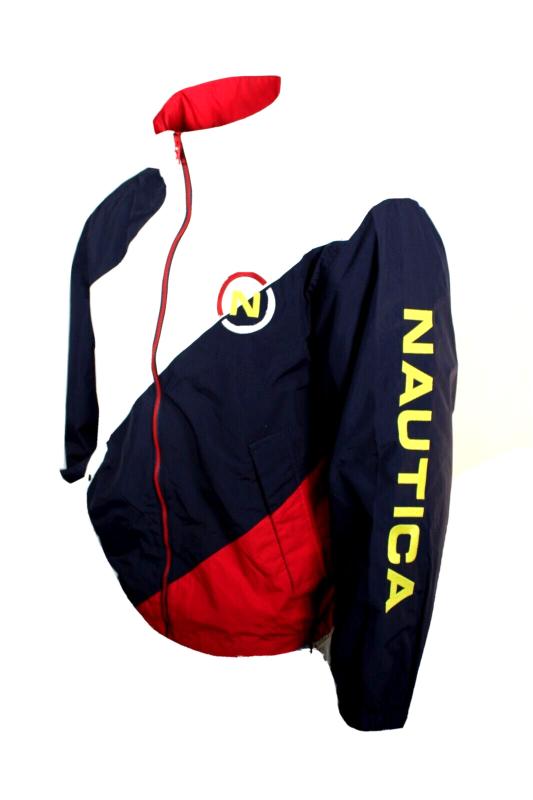 NAUTICA Men’s Small Colorblock Sailing Collection Windbreaker Jacket MSRP $148