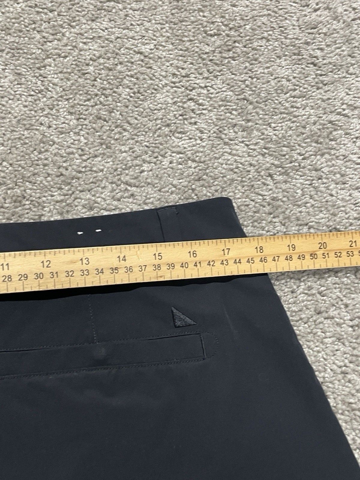 UNTUCKit Pants Traveller Performance Black Mens 35×34 Slim Fit Casual Golf Chino
