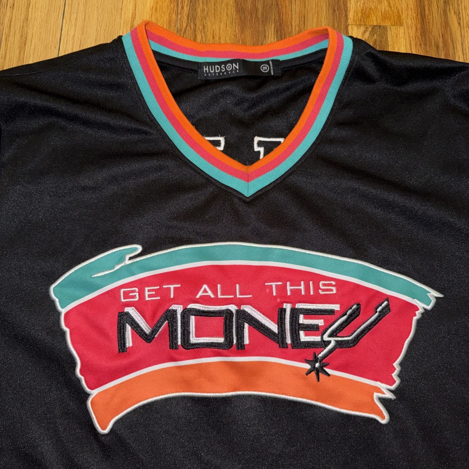 Hudson Outerwear Hoodwood Classics Baller Jersey Black Get All This Money 2X