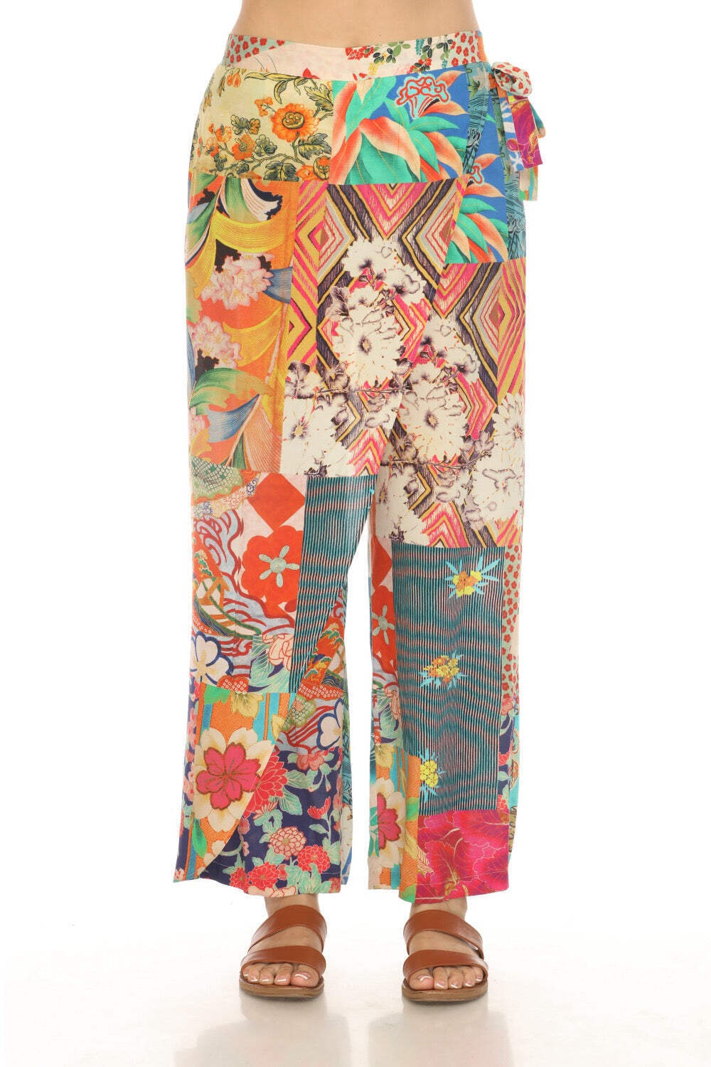 Johnny Was Side Wrap Pants CSW8021BH