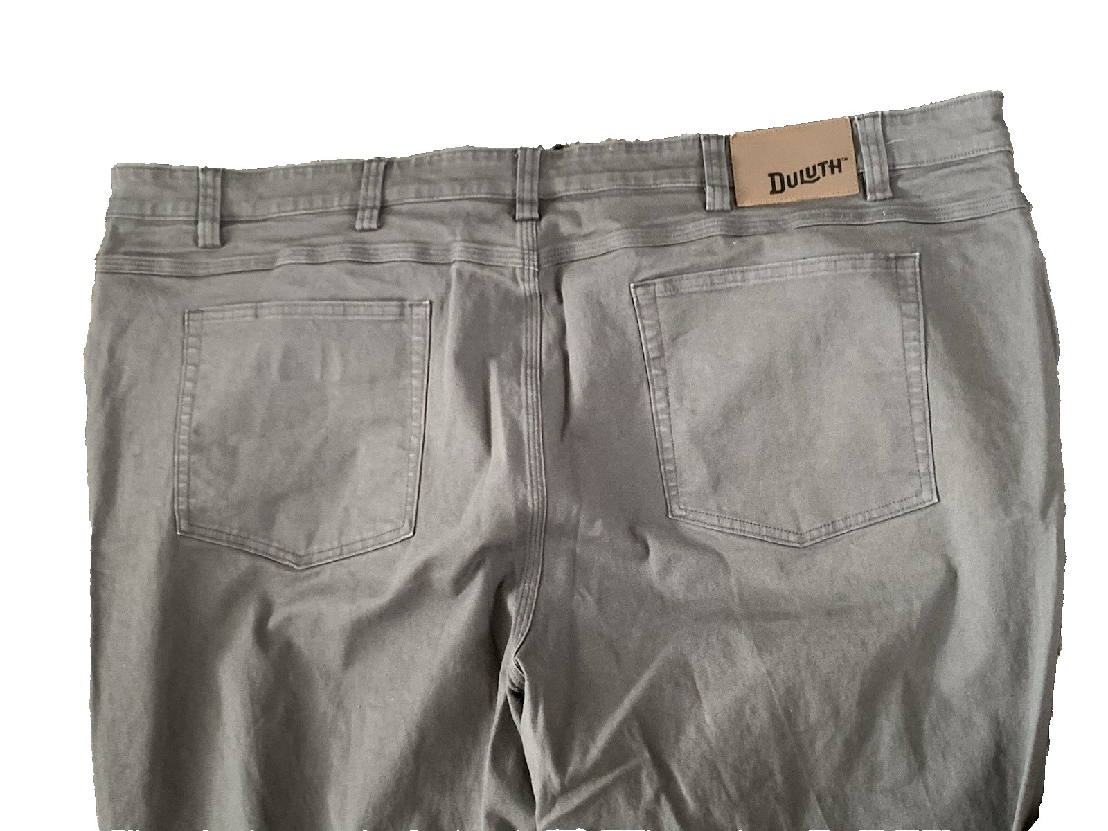 Duluth Trading Fire Hose Ultimate Cargo Work Mens Pants 48×32 Gray Relaxed