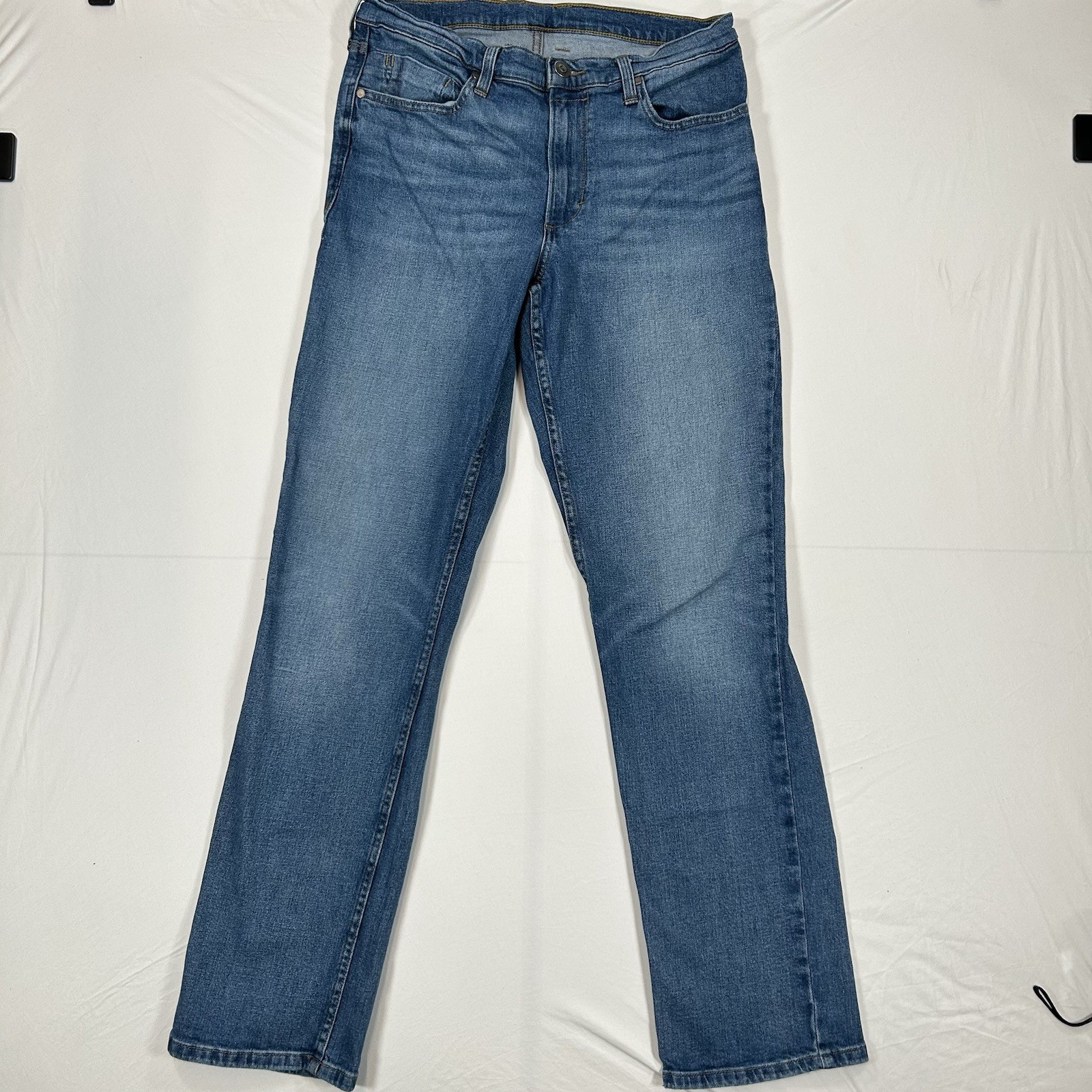 LL Bean Men’s Vintage 1912 Standard Straight Leg Jeans/32×32 – Blue Denim