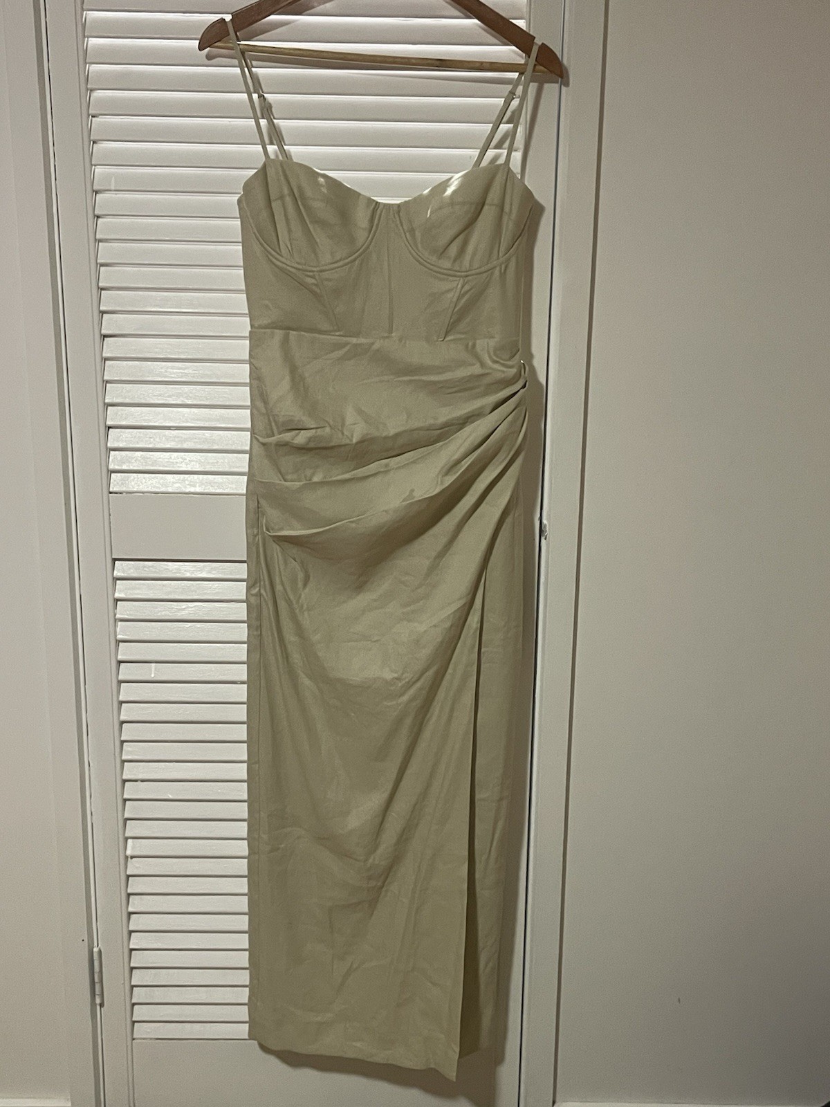 Shona Joy Kasbah Bustier Drapped Maxi Dress Size 10