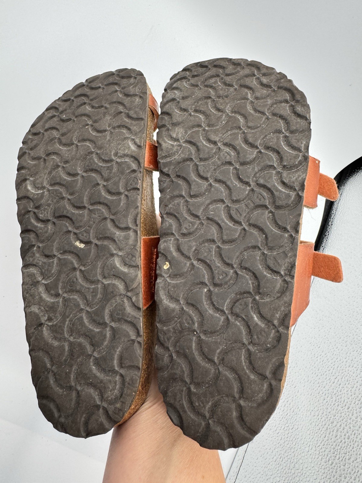 Birkenstock Mayari Copper Sandals EU 38 Regular Wide Germany Leather
