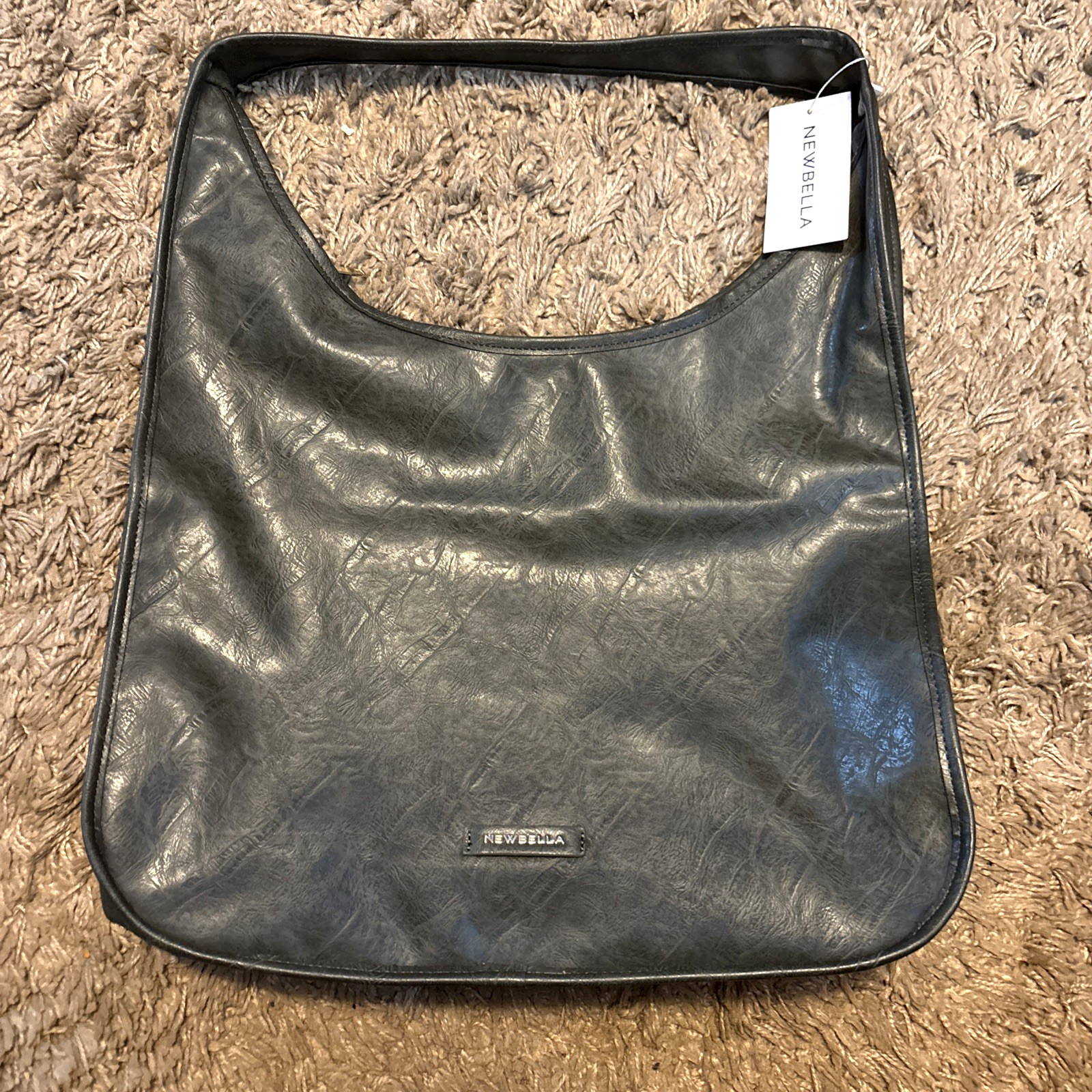 NEW Newbella Hobo Shoulder Bag 11″H x 17″W x4″D Green Color