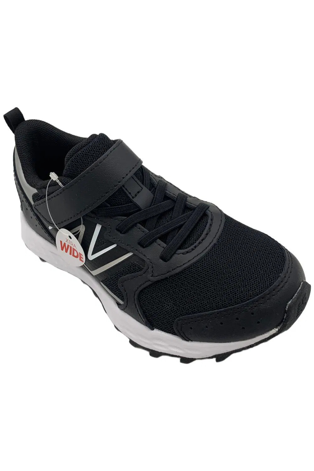 New Balance Kid’s Fresh Foam 650v1 Bungee Lace Sneaker Black/Silver