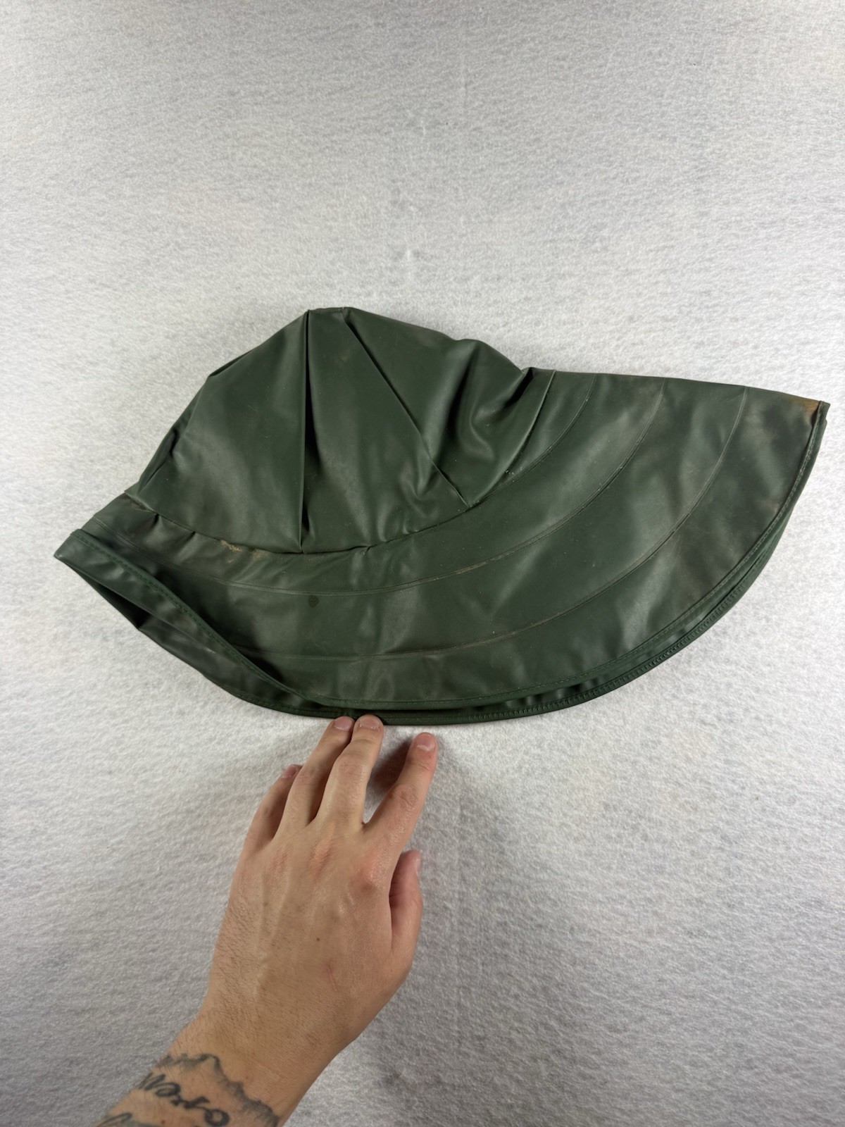 Vintage Chris-Craft PVC/Polyester Rain Hat SC-7350 Size Xl Hat