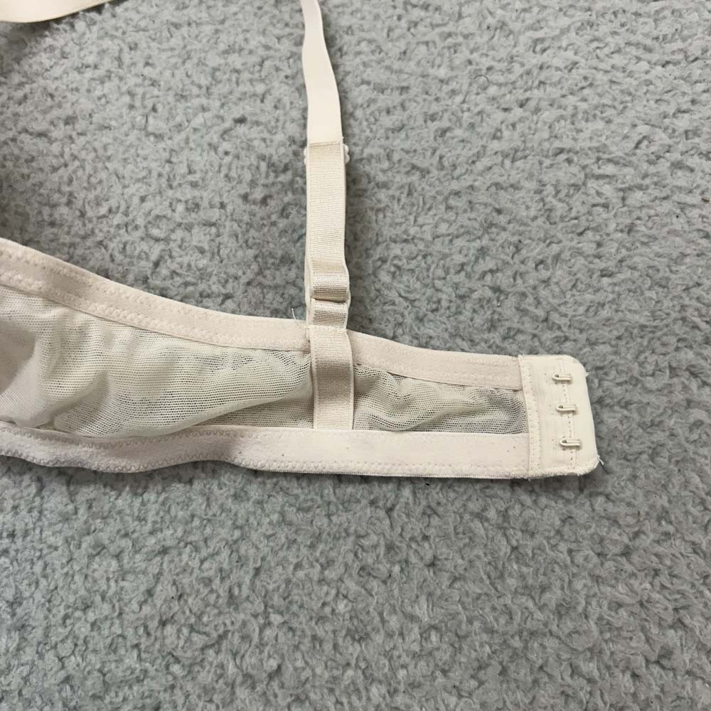 H&M Bra 38B Balconette Bra Lace White