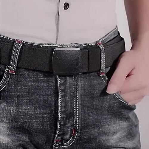2-Pack Elastic Stretch Belt, Men’s All Size Metal Nylon Tactical Hiking Belt