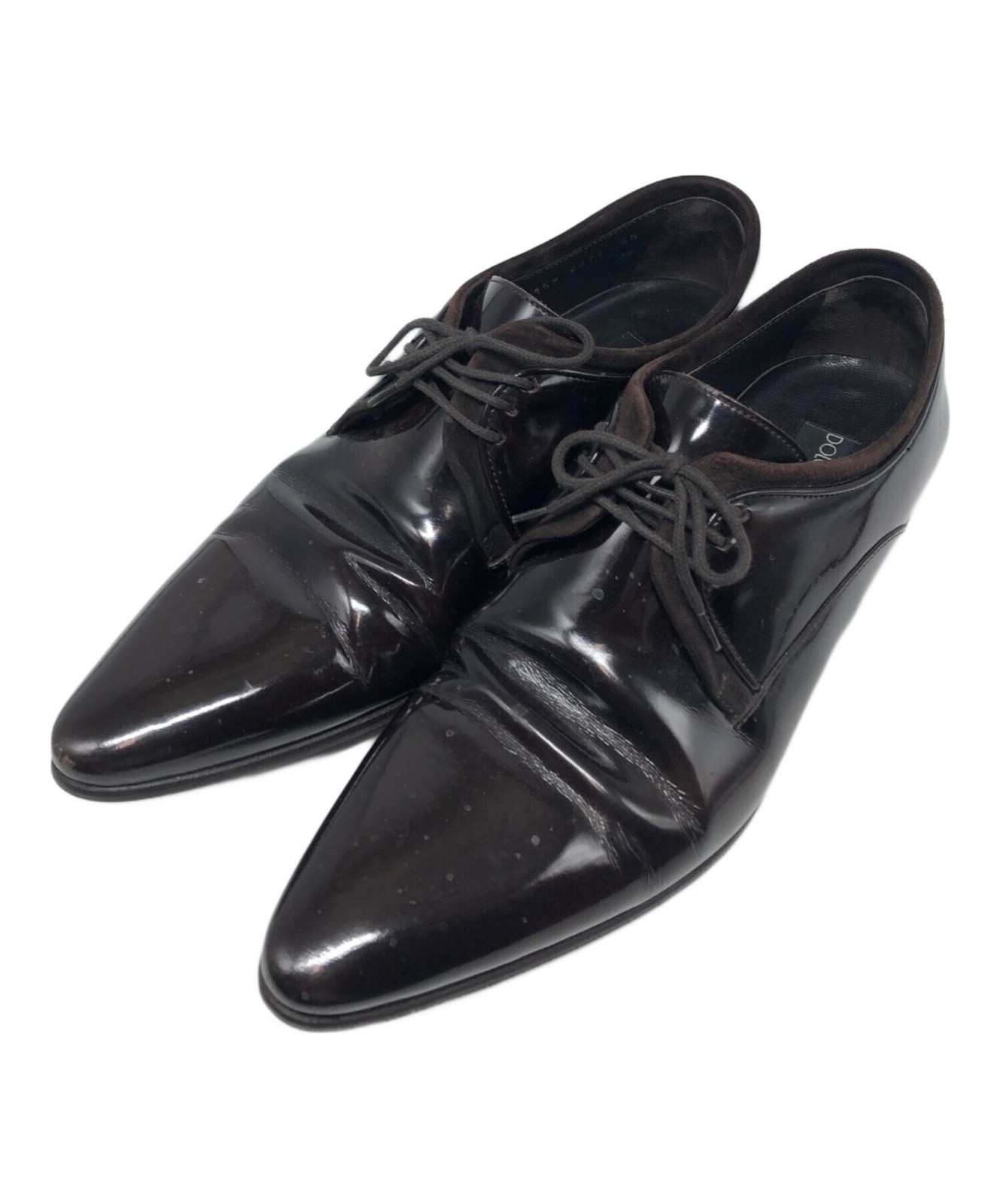 Dolce & Gabbana 3-Hole Enamel Shoes BFl26