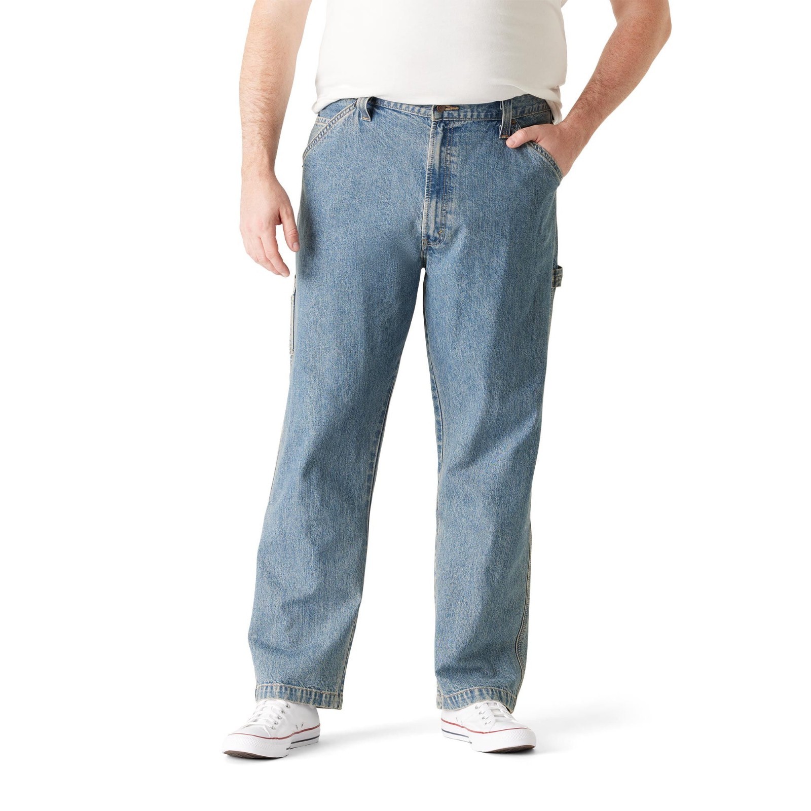 Levi Strauss Signature Carpenter Jeans Big Tall 54×32 52×30 Indigo Blue