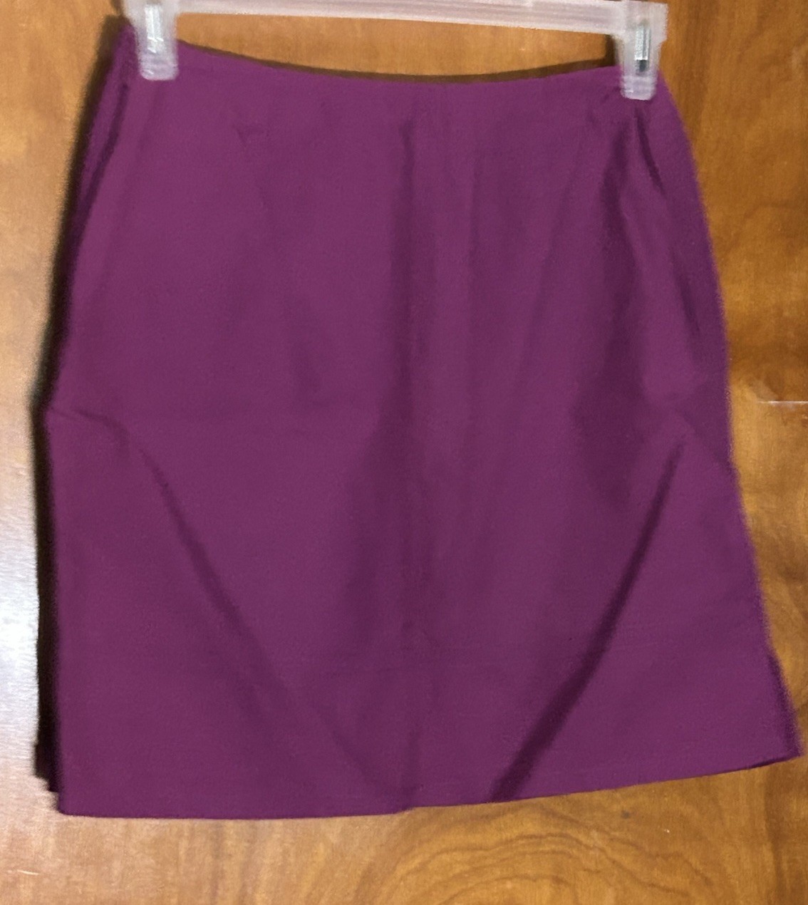 NWT Banana Republic Dark Magenta Violet Mini Pencil Skirt Size 6