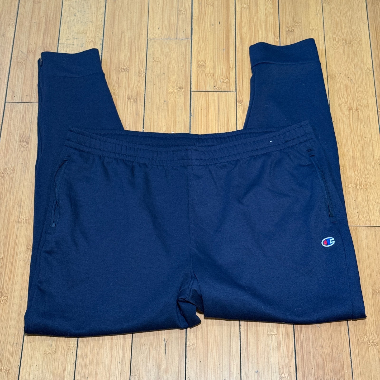 CHAMPION Active Tapered Zip Leg Sweat Pants Blue Woman Sz XXL