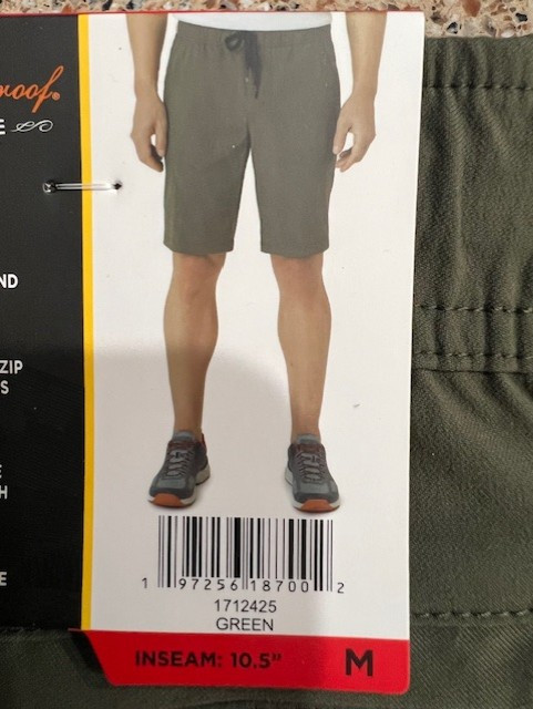 Weatherproof Vintage Men’s Performance Weather-Flex Tech Shorts