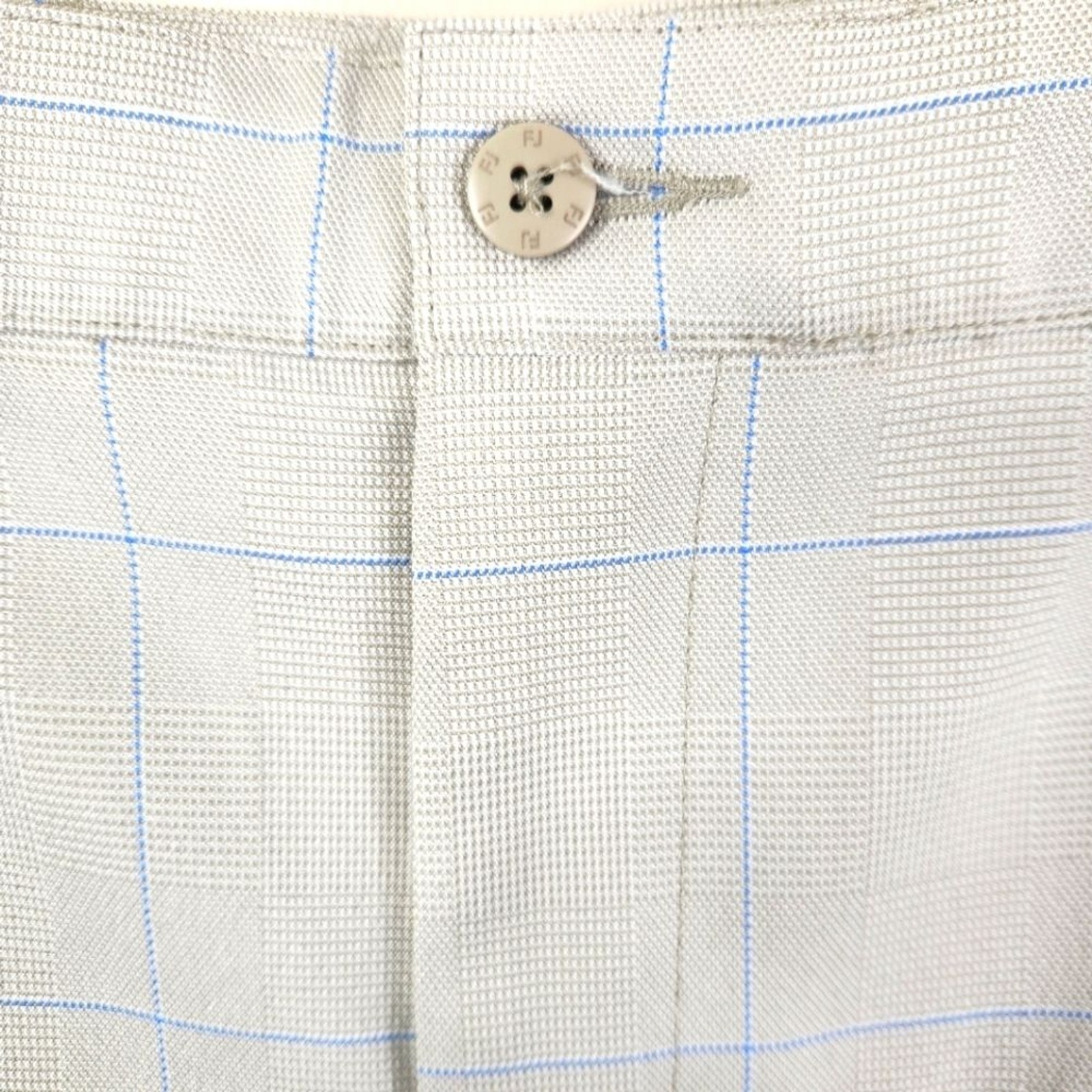 FootJoy Polyester Spandex Blend Windowpane Print Pants 38×32