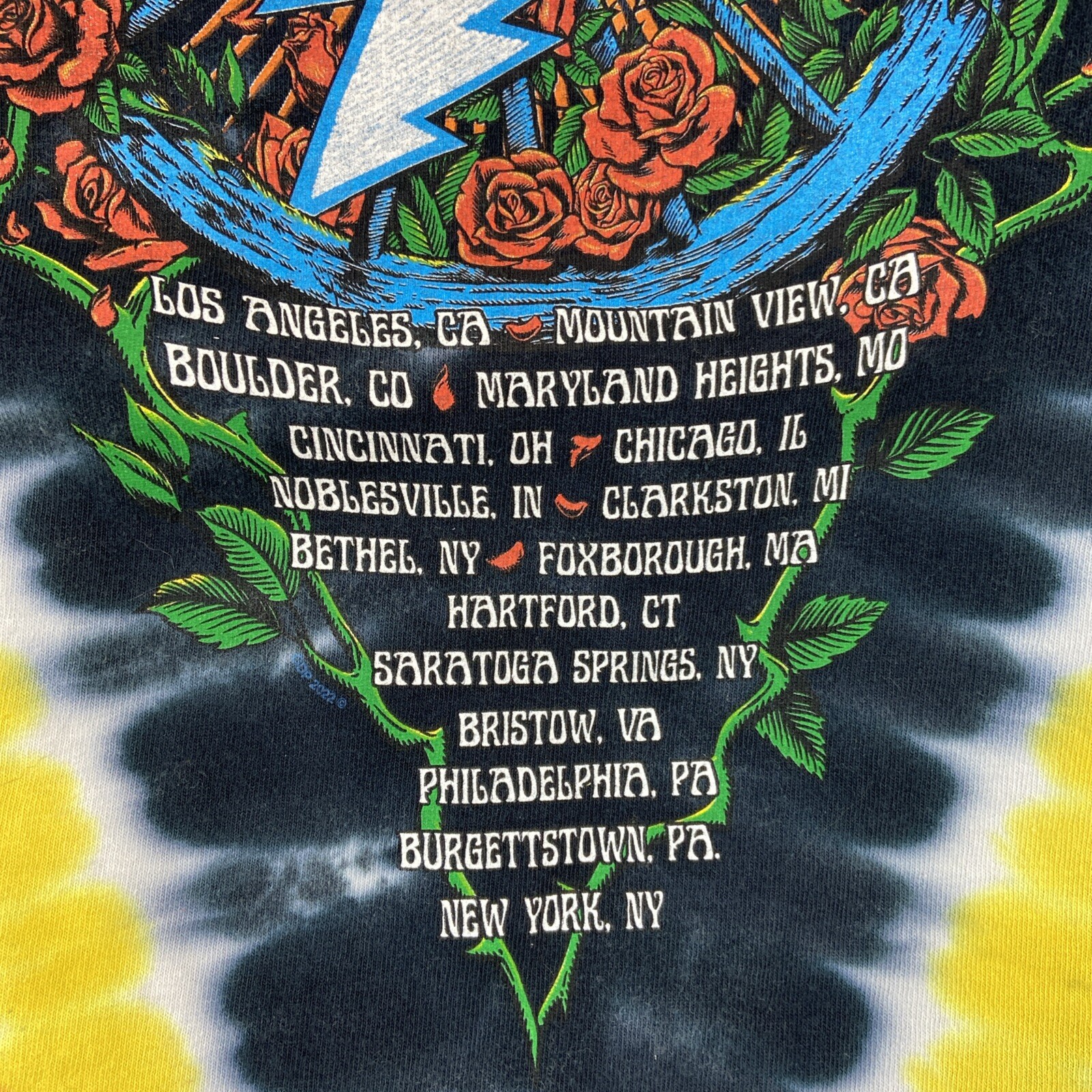 Dead and Company Summer 2022 Tour T-Shirt Adult Size S