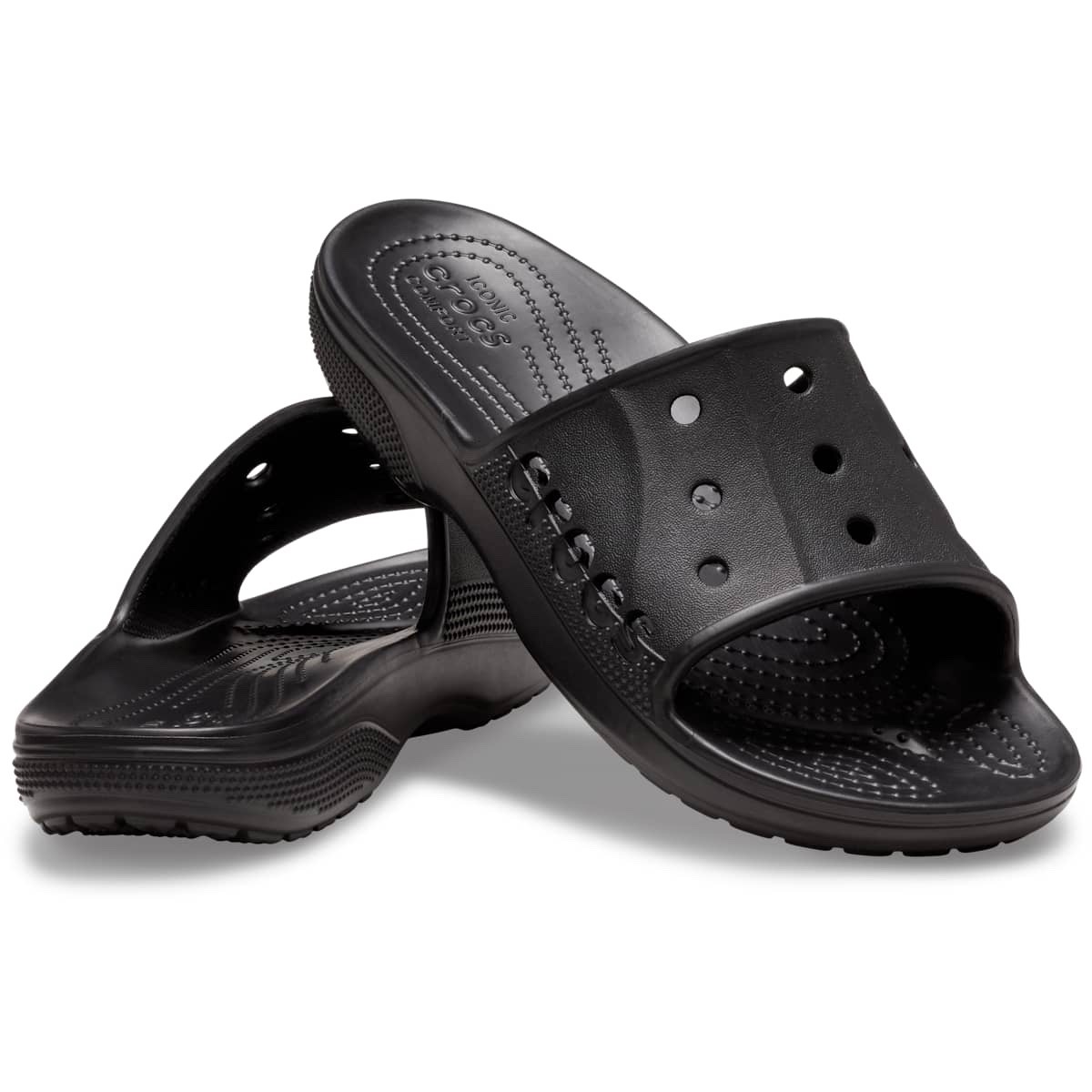 BRAND NEW Crocs Adult Baya II Slide Sandals Black Size – M10/W12