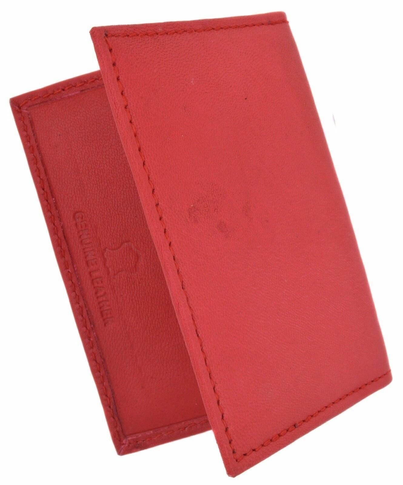 Mens Wallet Bifold Leather Slim Mini Credit Card ID Holder with Front ID Window