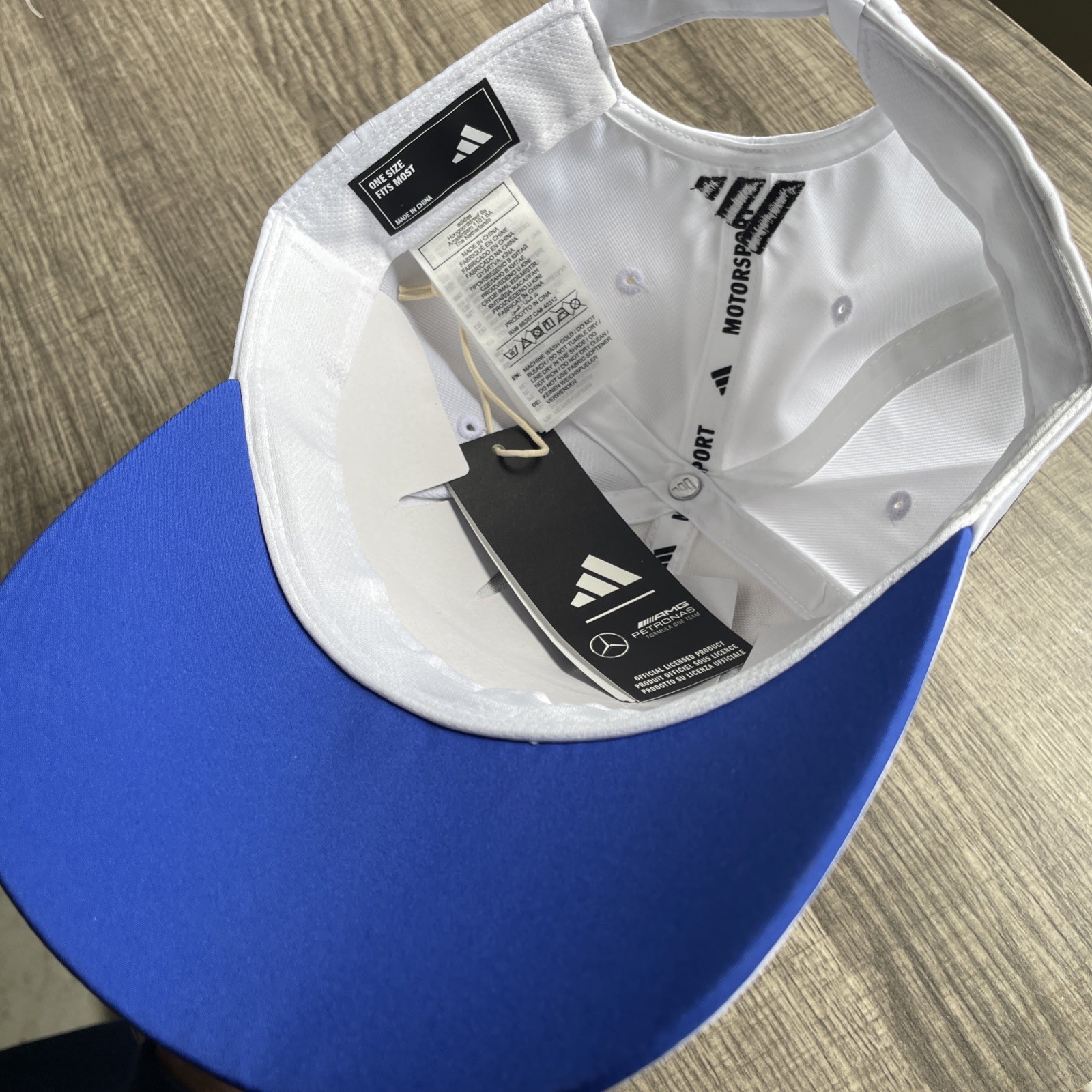 Adidas Mercedes AMG Petronas Kimi Antonelli #12 F1 Racing Adjustable Hat White