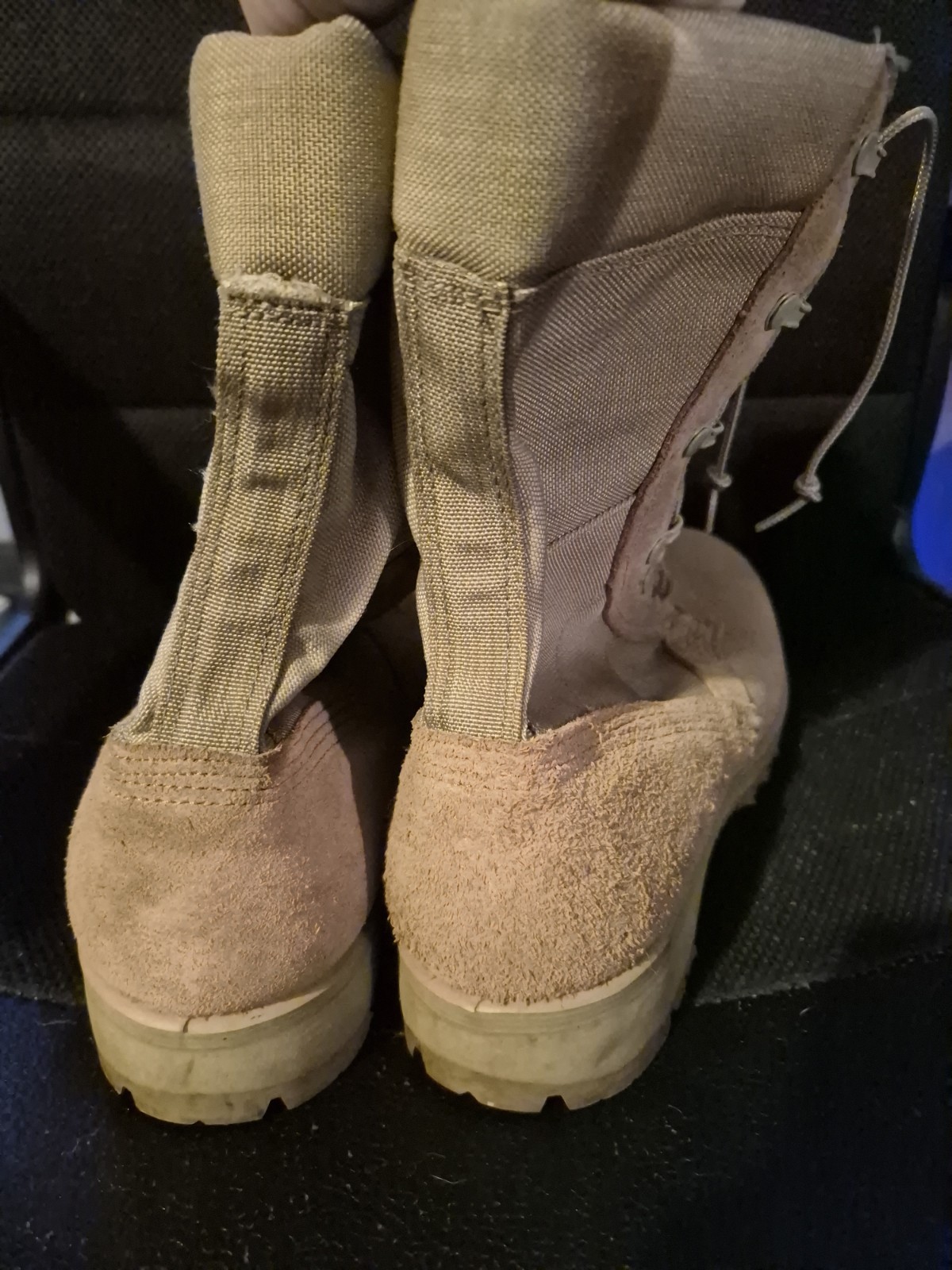 US Army Hot Weather Combat Boots Coyote Brown Vibram Sole Size 10