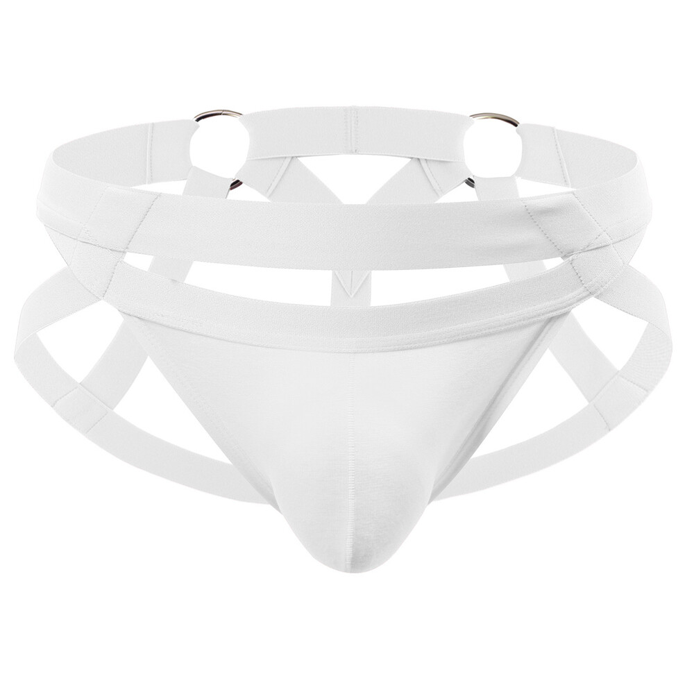 Men’s Jockstrap G-String Underwear Elastic Strap Thongs Sexy Costume Underpants