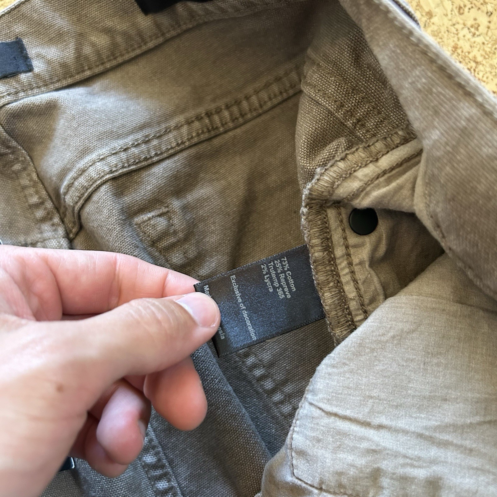NEW Proof Huckberry Rover Stretch Canvas Slim Fit Pants 33×30
