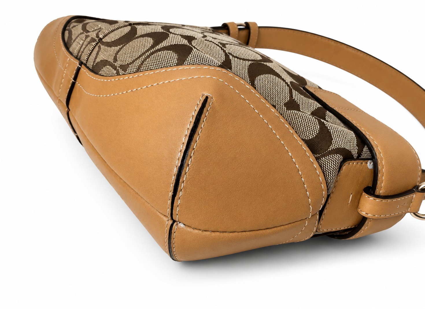 COACH Soho Vintage Signature Jacquard Leather Hobo Shoulder Bag EXCELLENT!!