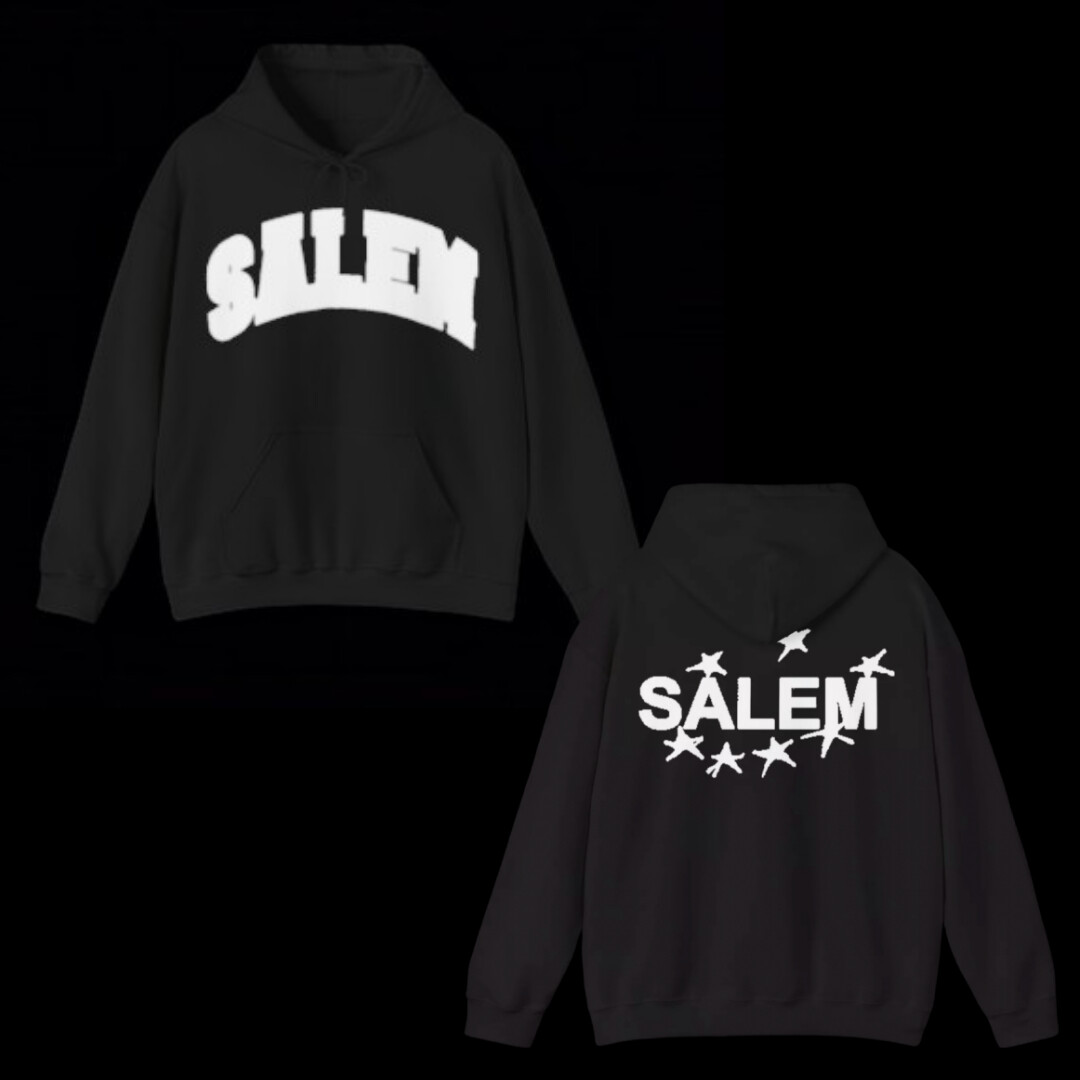 Salem Collegiate logo hoodie S4lem Witch House Electronic Band grunge y2k goth