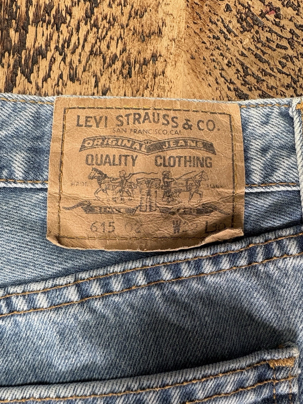 Levi’s 615 Orange Tab Jeans Vintage 90s W32 L30 Made In UK