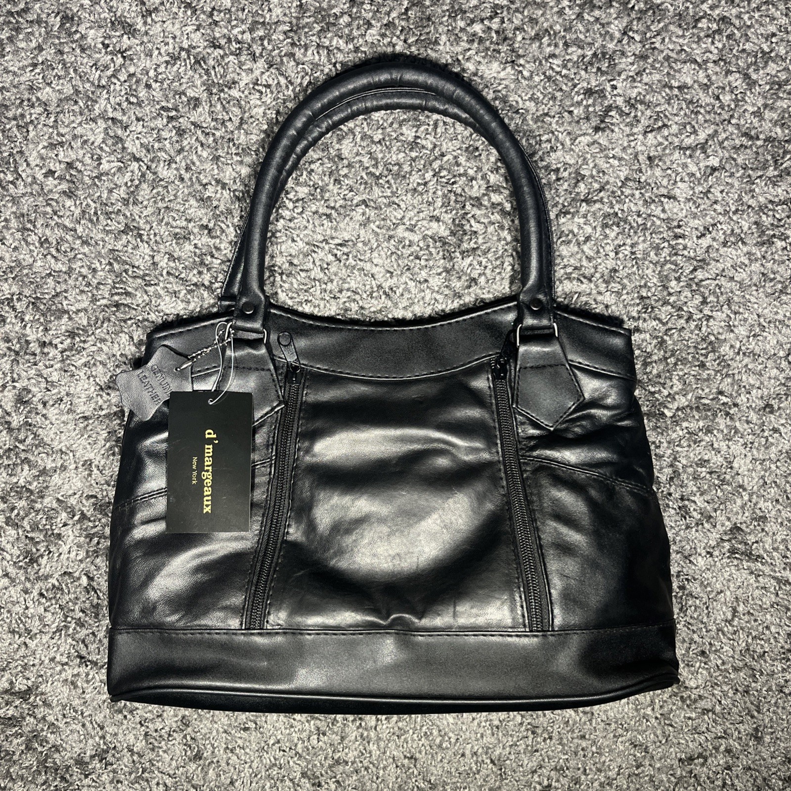 d’margeaux Black Handbag 61451Lh Leather And Man-Made Material Soft