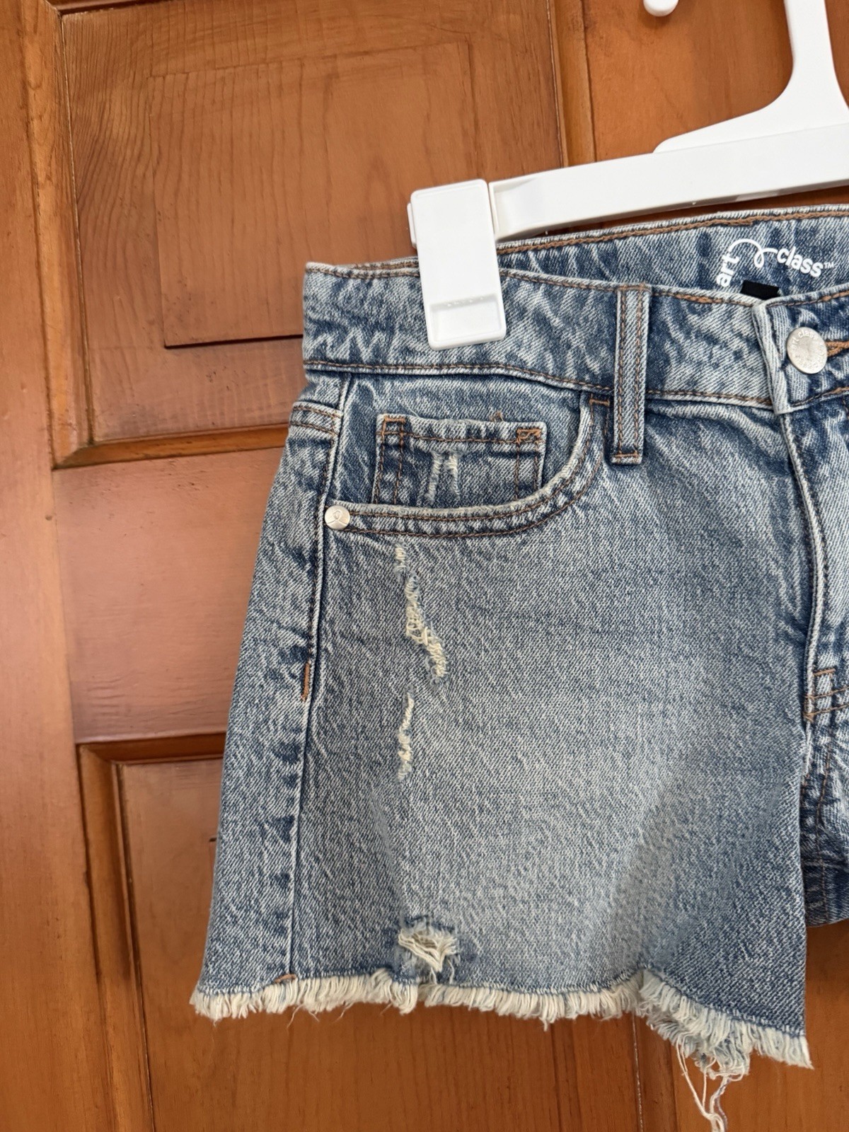 Girls’ Art Class Denim Jeans Cutoff Shorts Mid-Rise Size Large (10/12) NWT