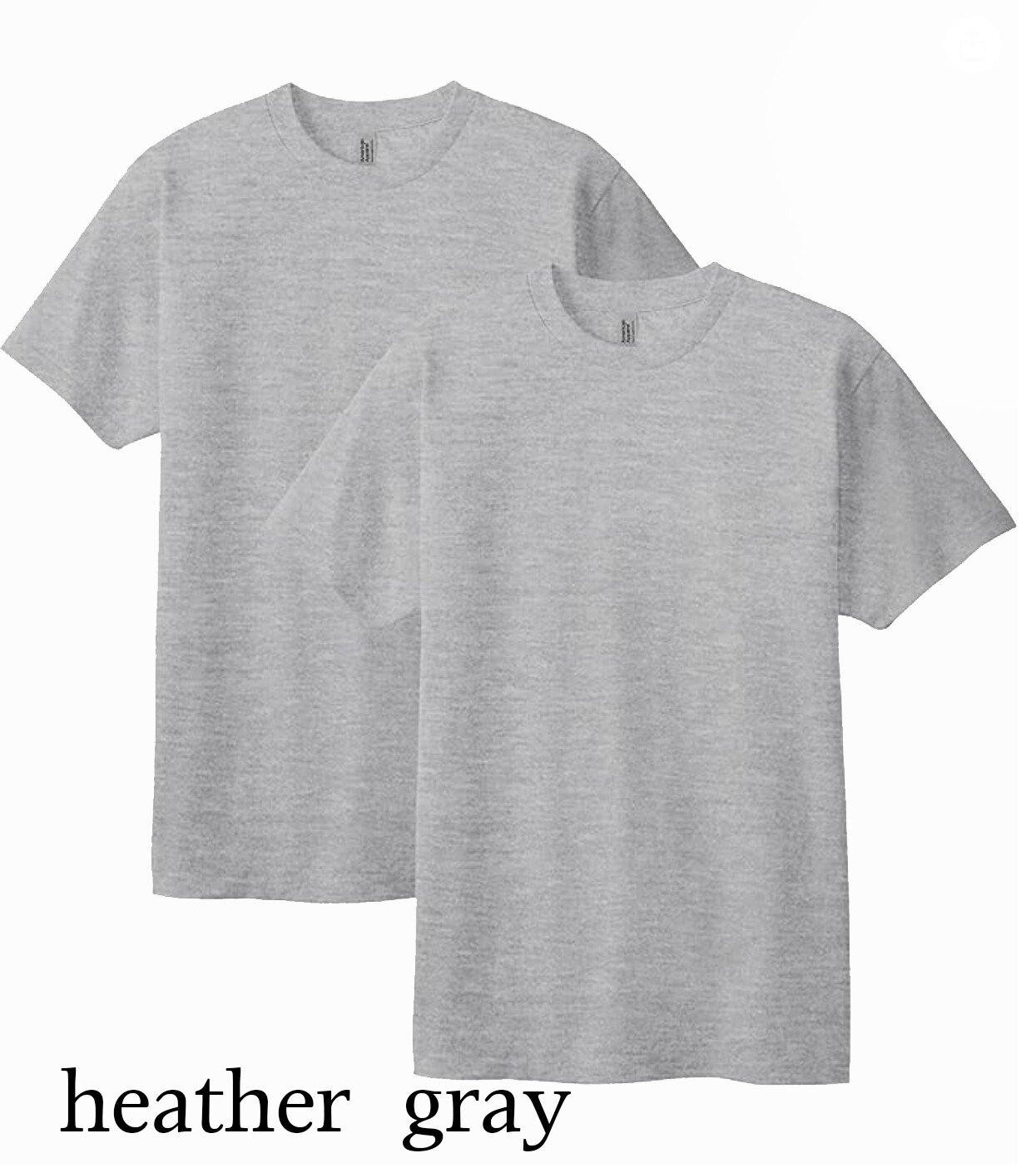 3 pack American Apparel 1301 Unisex Short Sleeve Preshrunk Heavyweight T-Shirt