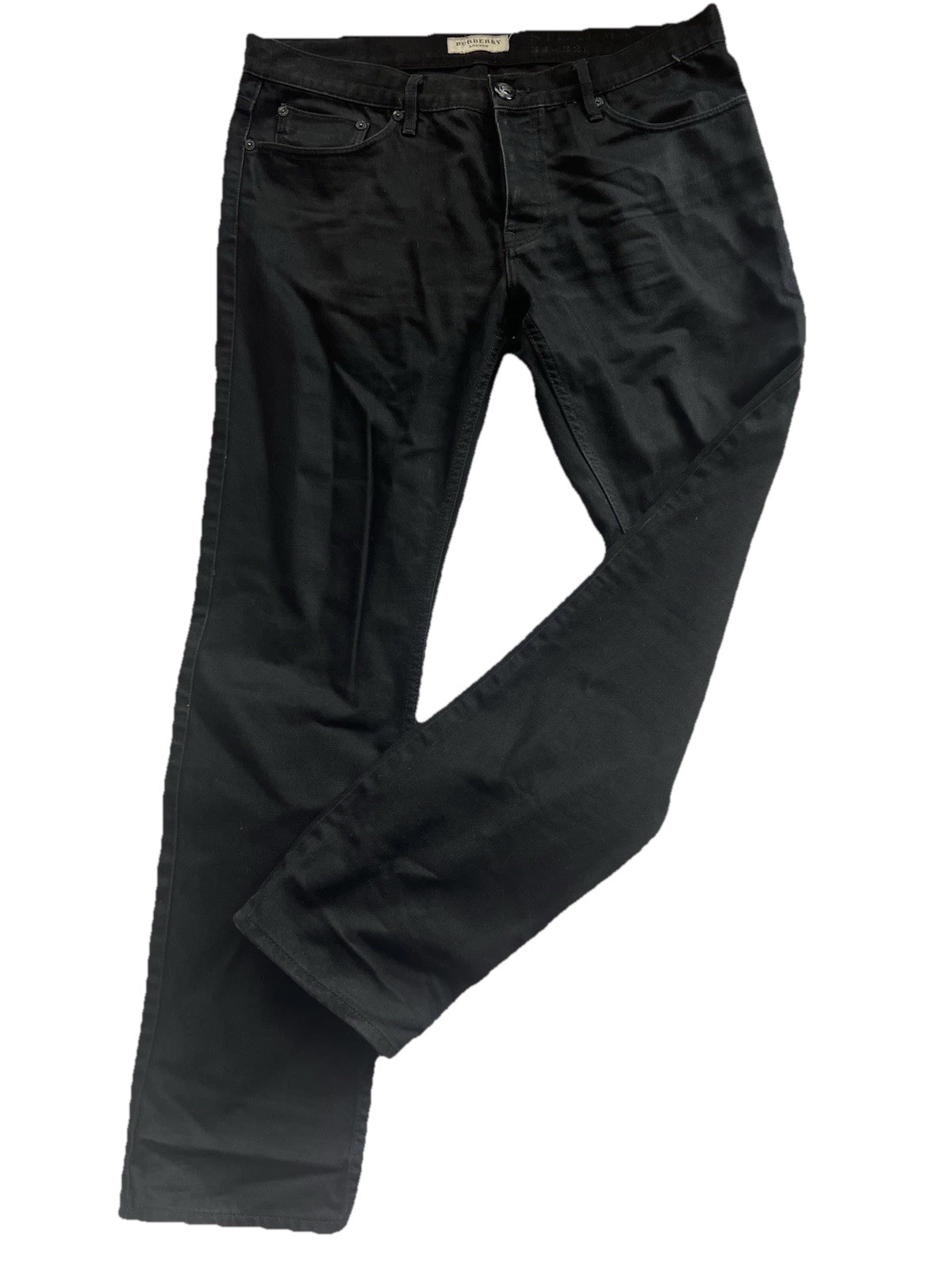 BURBERRY LONDON ‘Steadman’ Cotton Denim Jeans STRAIGHT LEG