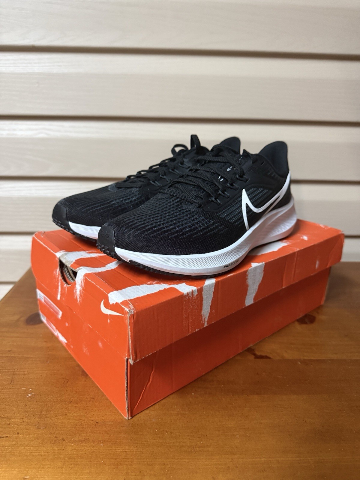 Size 7 – Nike Men’s Air Zoom Pegasus 39 Black Dark Smoke Grey – DH4071-001
