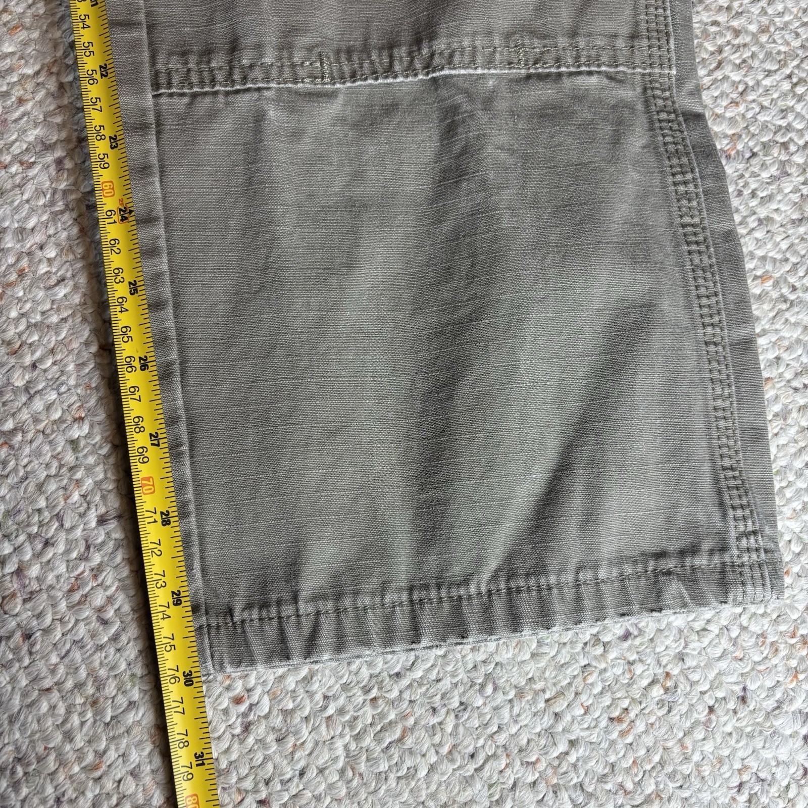 Wrangler Riggs Tan Cargo Straight Fit Canvas Workwear Pants Men’s Size 30X30